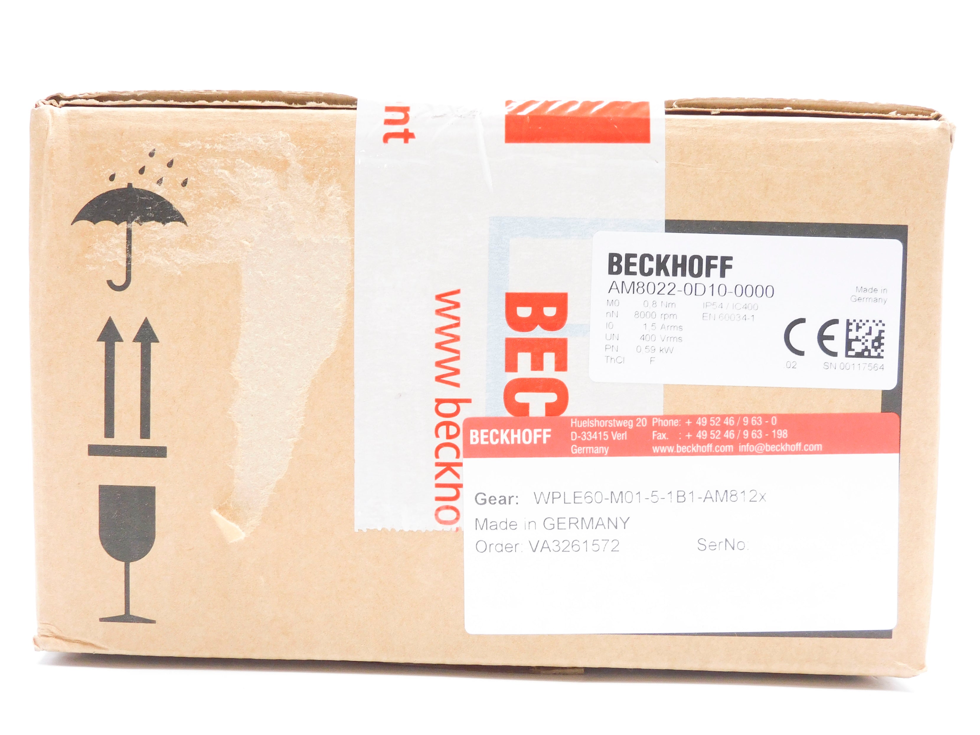 BECKHOFF AM8022-0D10-0000 NSFS
