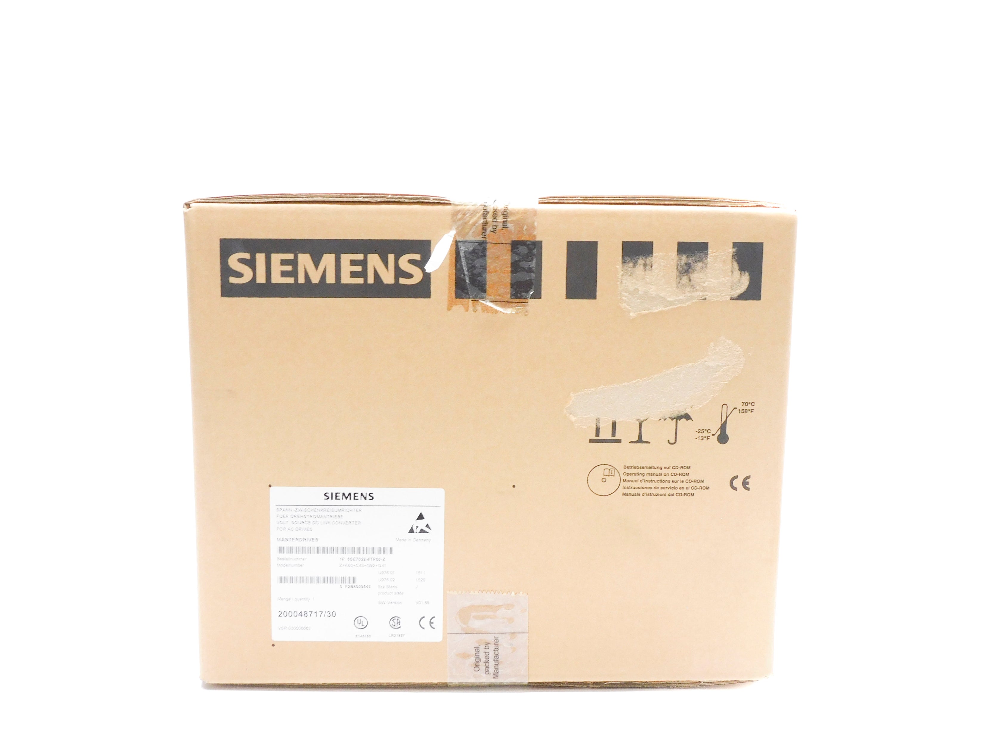 SIEMENS 6SE7022-6TP50-Z NSFS