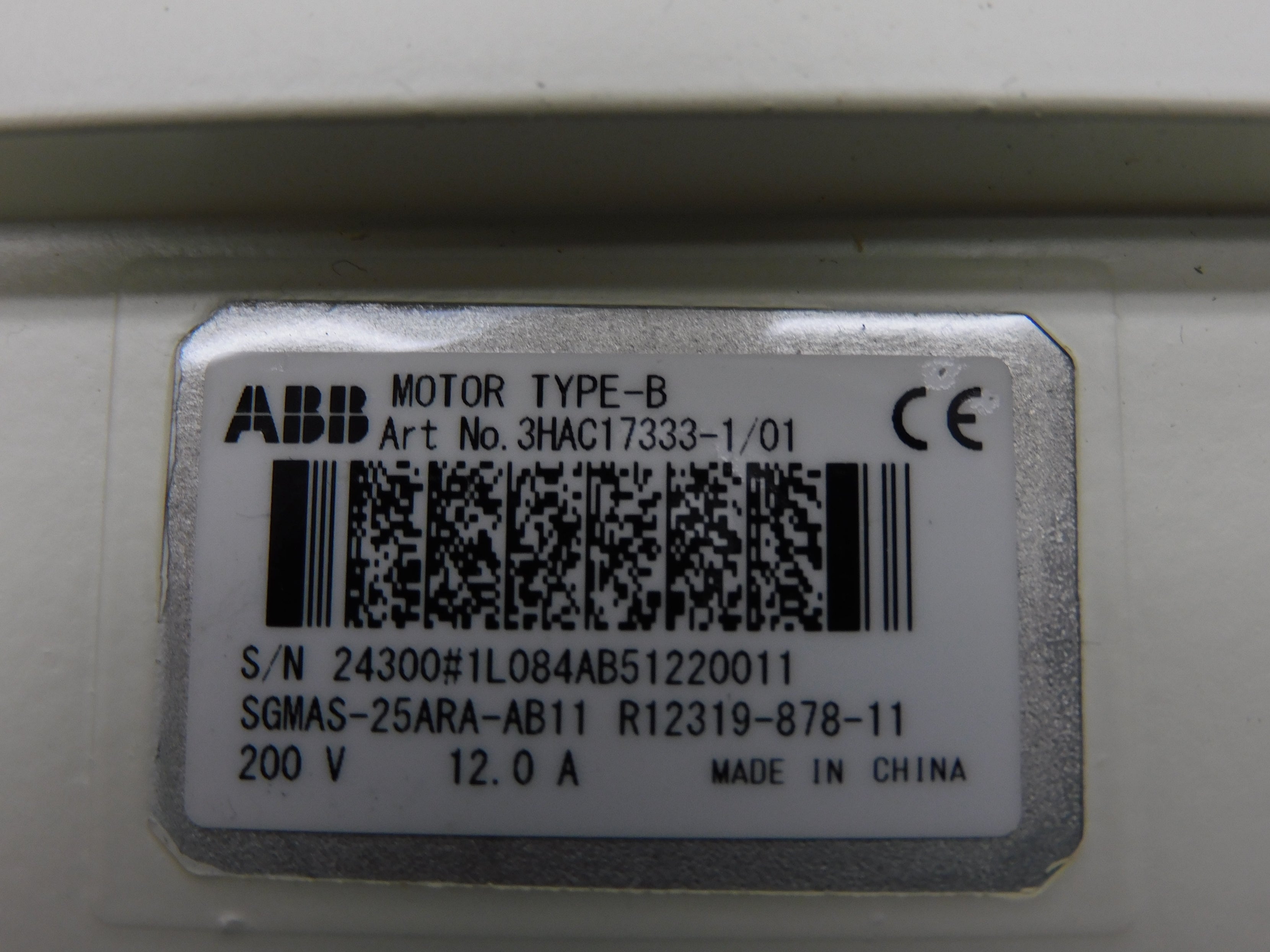 ABB 3HAC17333-1/01 200V 12.0A NSMP