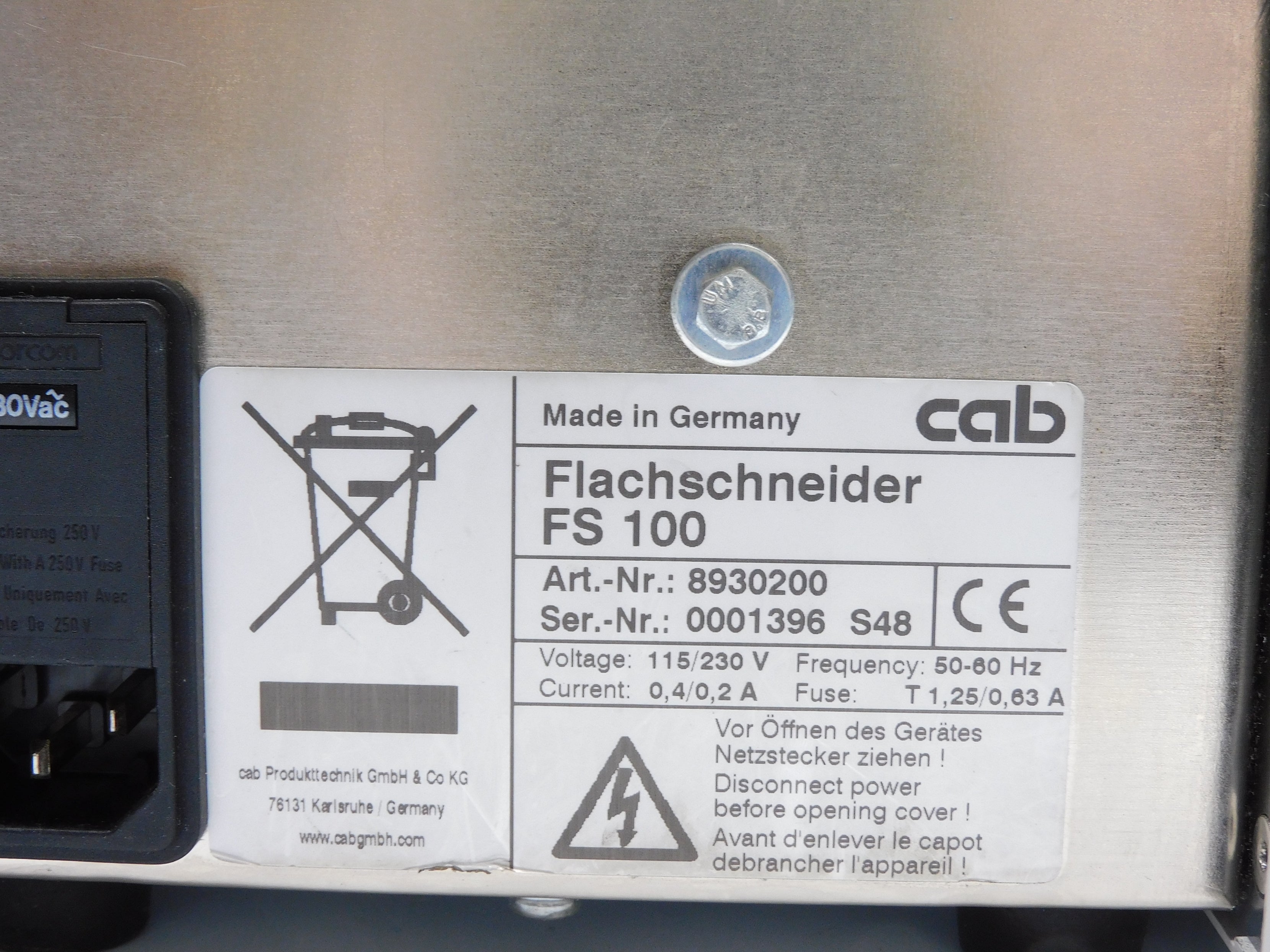 CAB FS100 NSNP