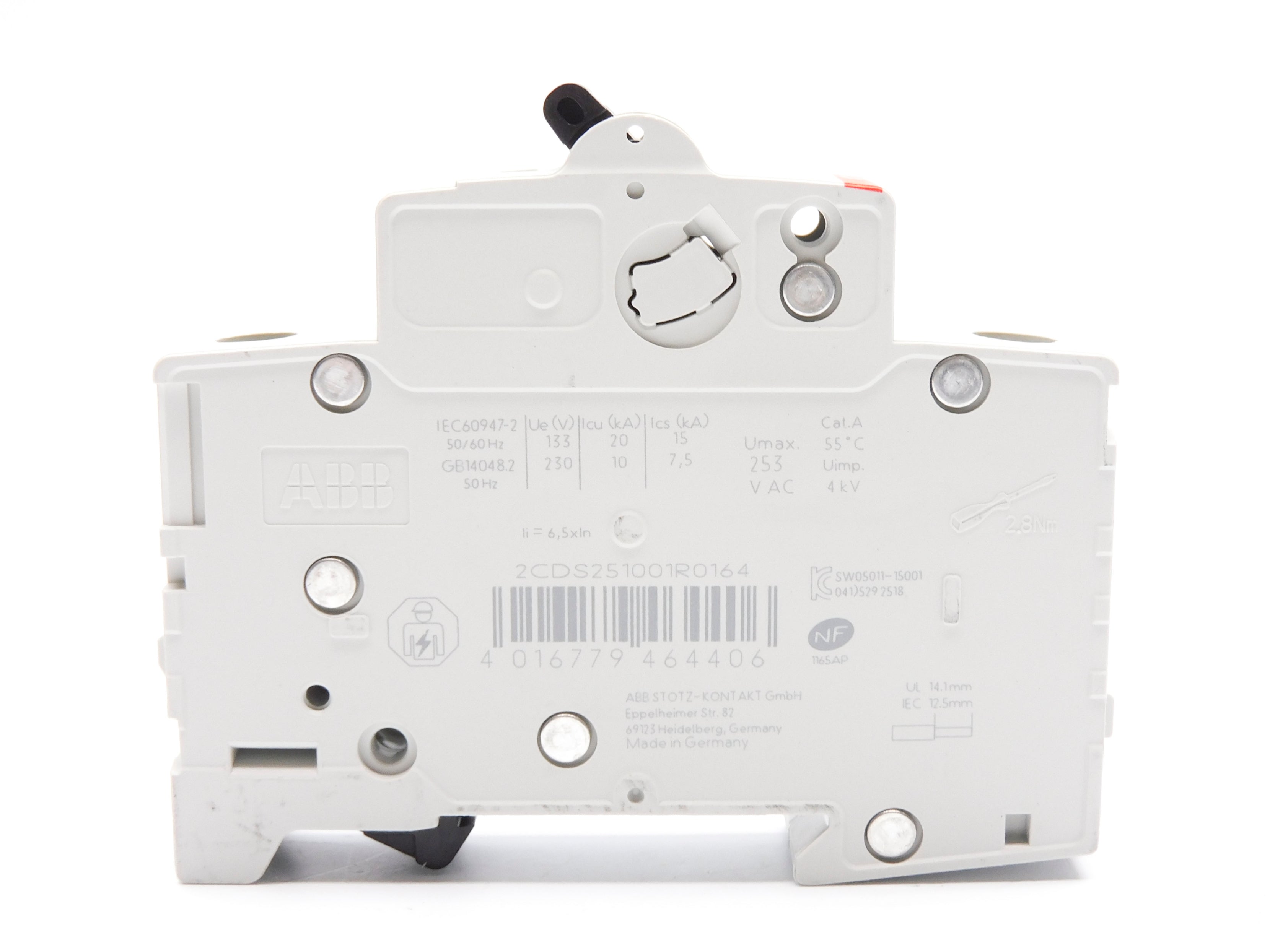 ABB S201-C16 16A 230/400V NSNP
