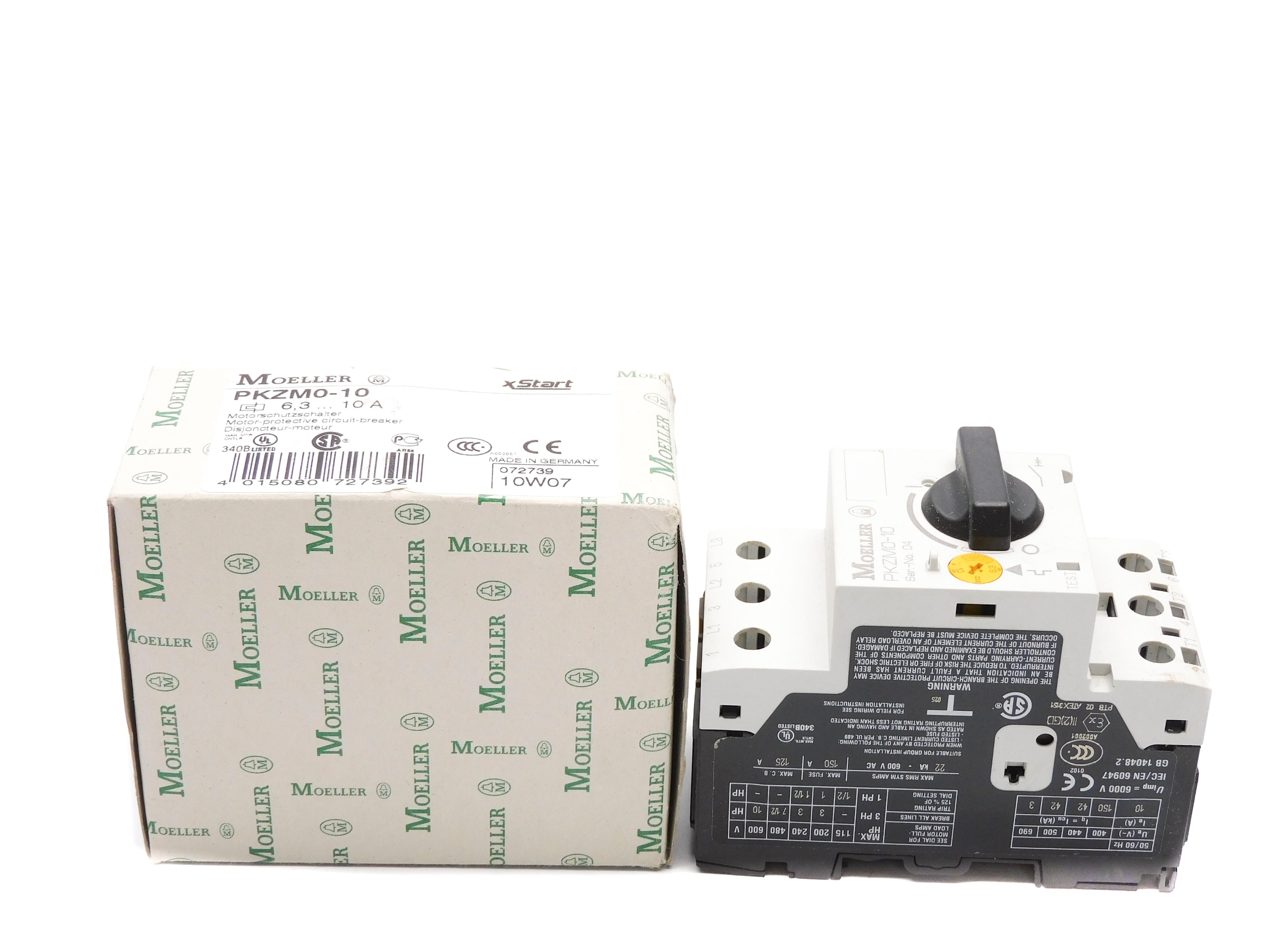 KLOCKNER MOELLER PKZM-10 6.3-10A 690V NSMP