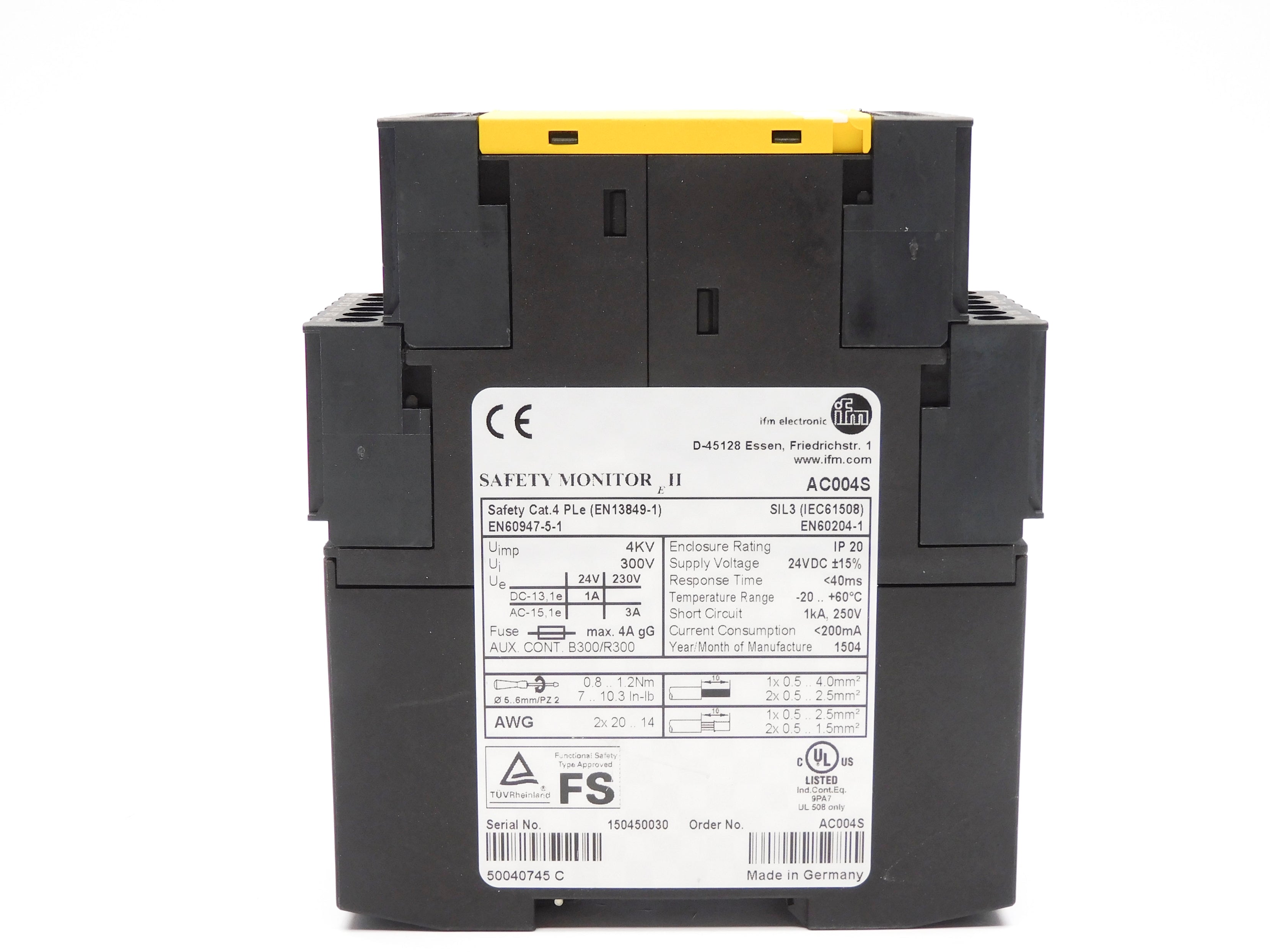 IFM EFECTOR AC004S NSMP