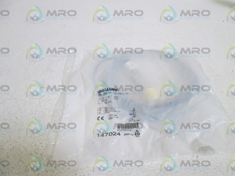 BALLUFF PHOTOELECTRIC SENSOR BOS 18M-WS-7XA-B0-L-03 * NEW IN FACTORY BAG *