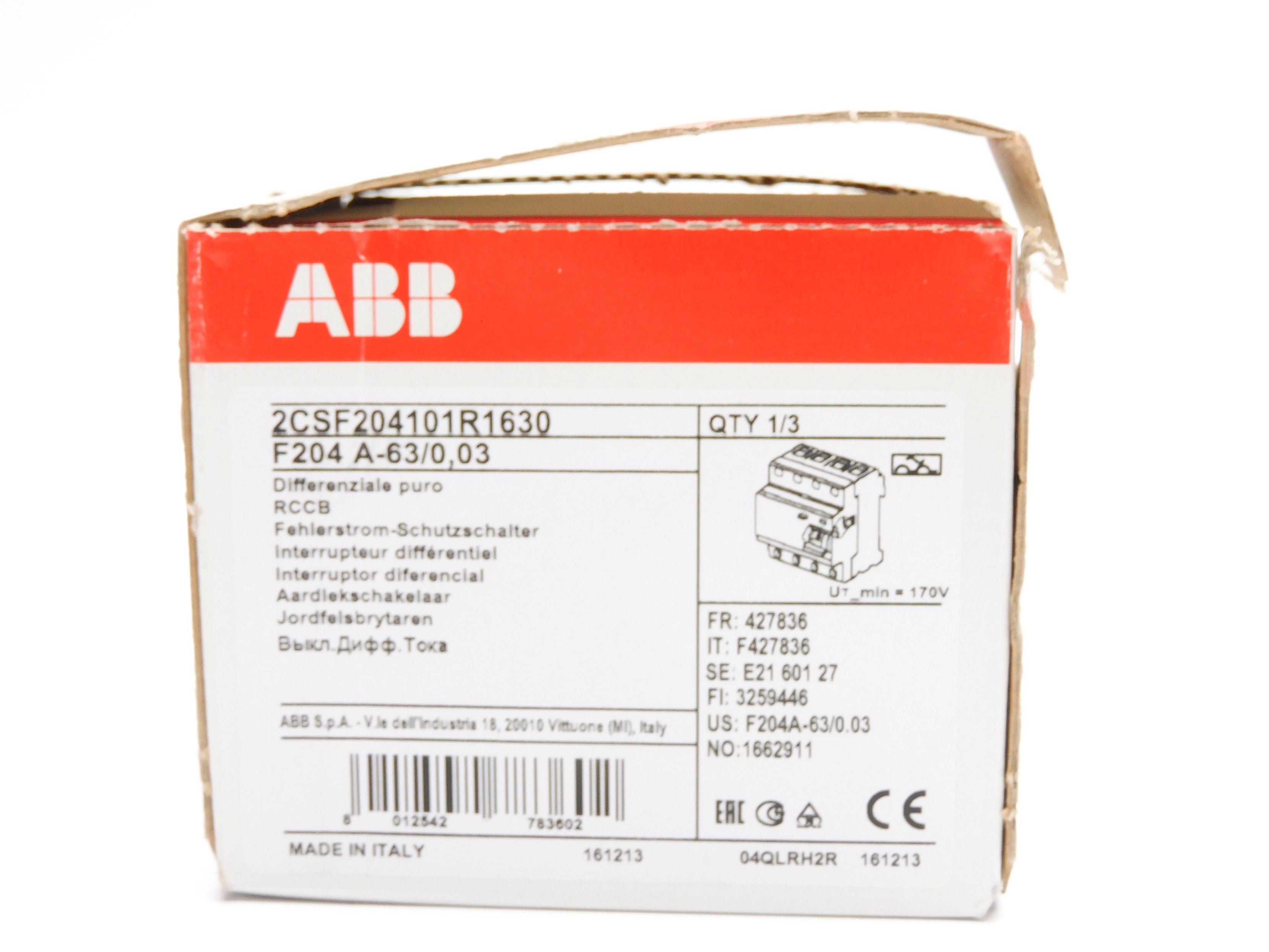 ABB F204A-63/0,03 63A 400V NSMP