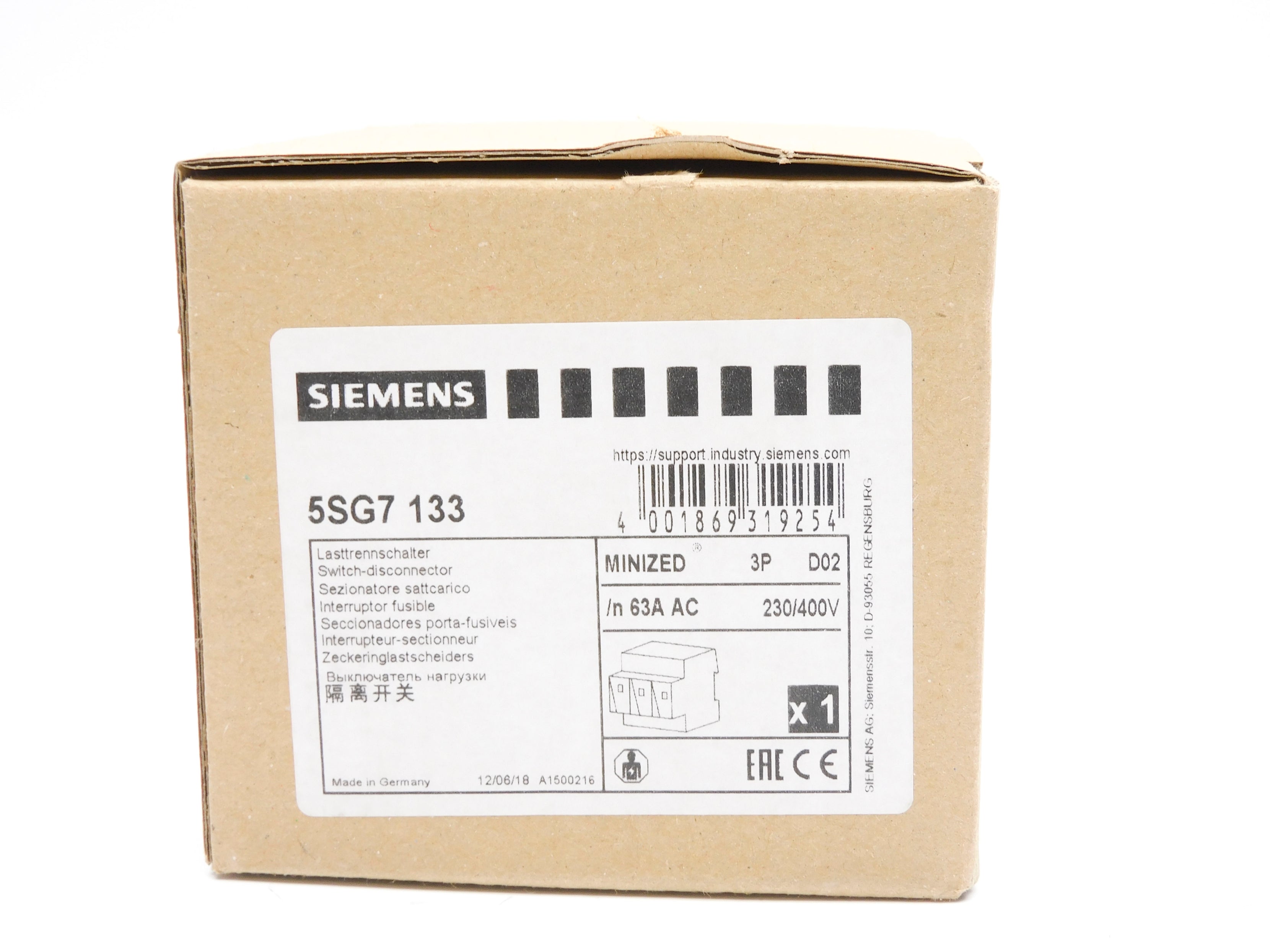 SIEMENS 5SG7-133 NSMP