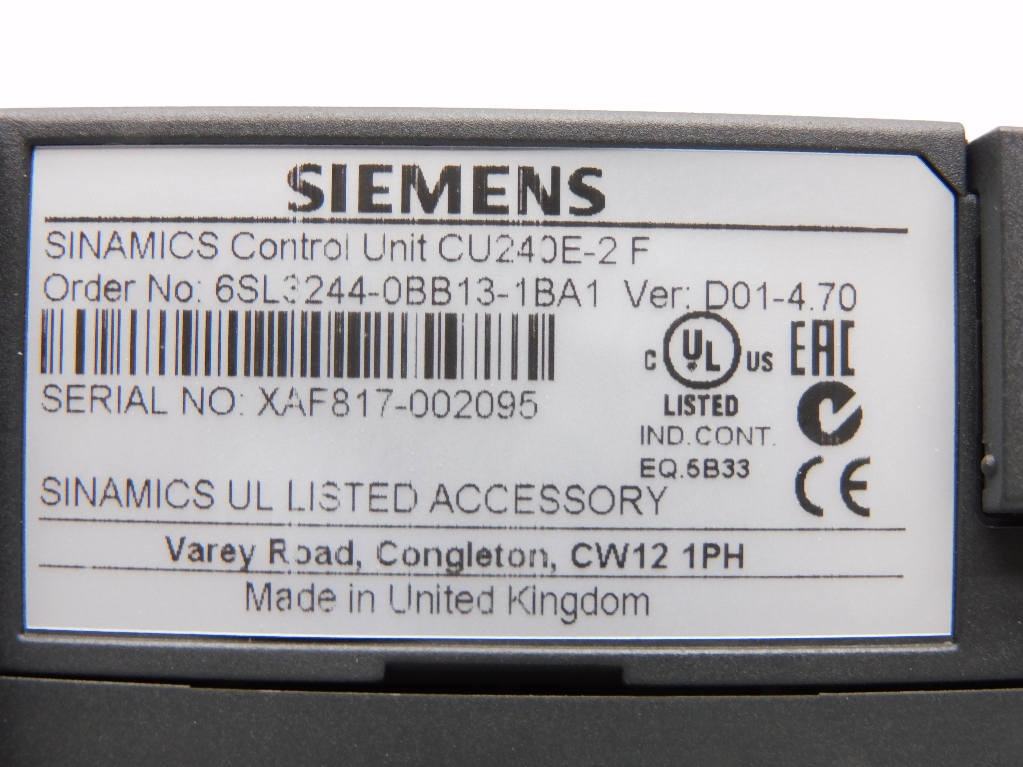 SIEMENS 6SL3244-0BB13-1BA1 NSMP