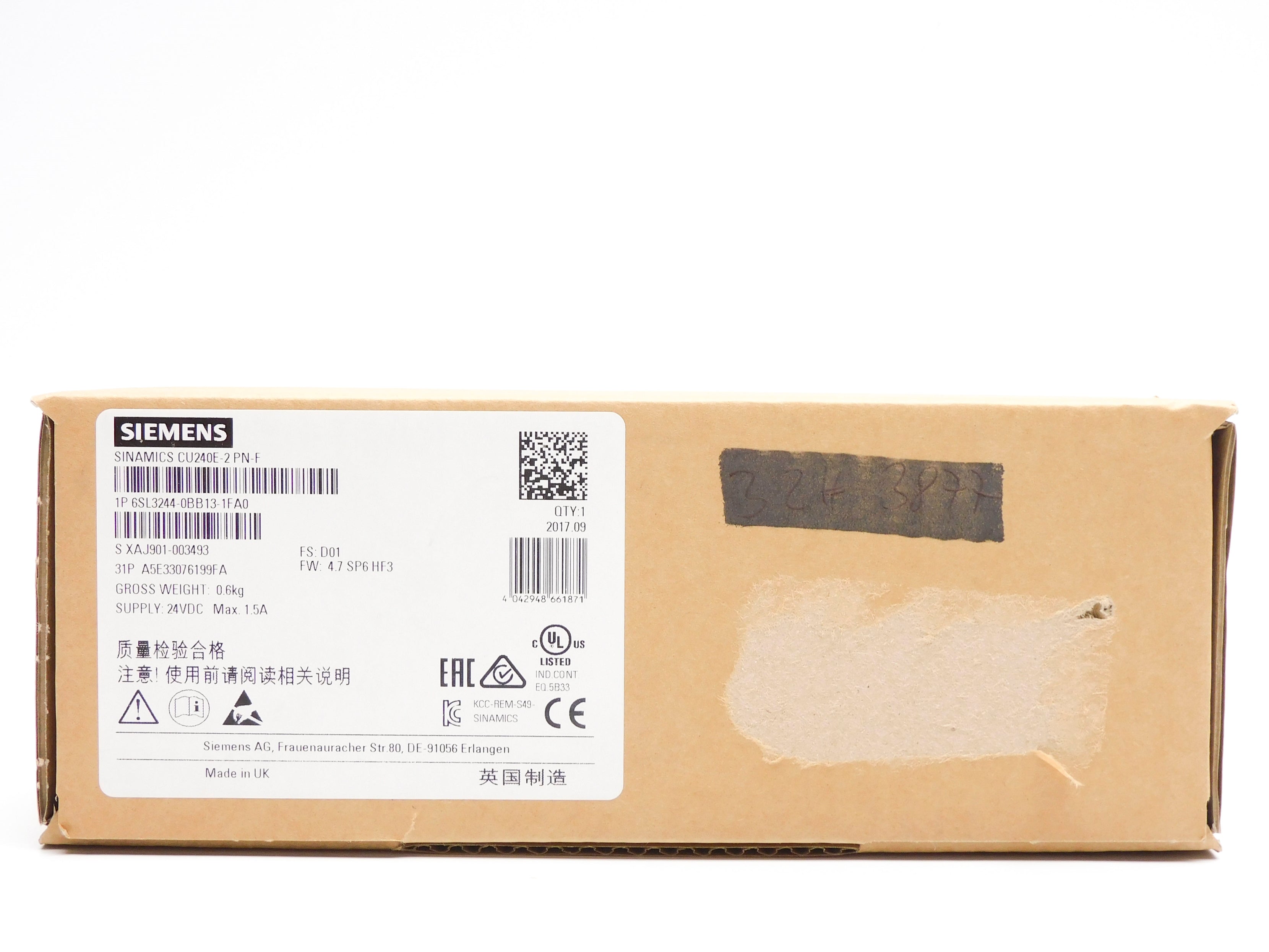SIEMENS 6SL3244-0BB13-1FA0 NSMP