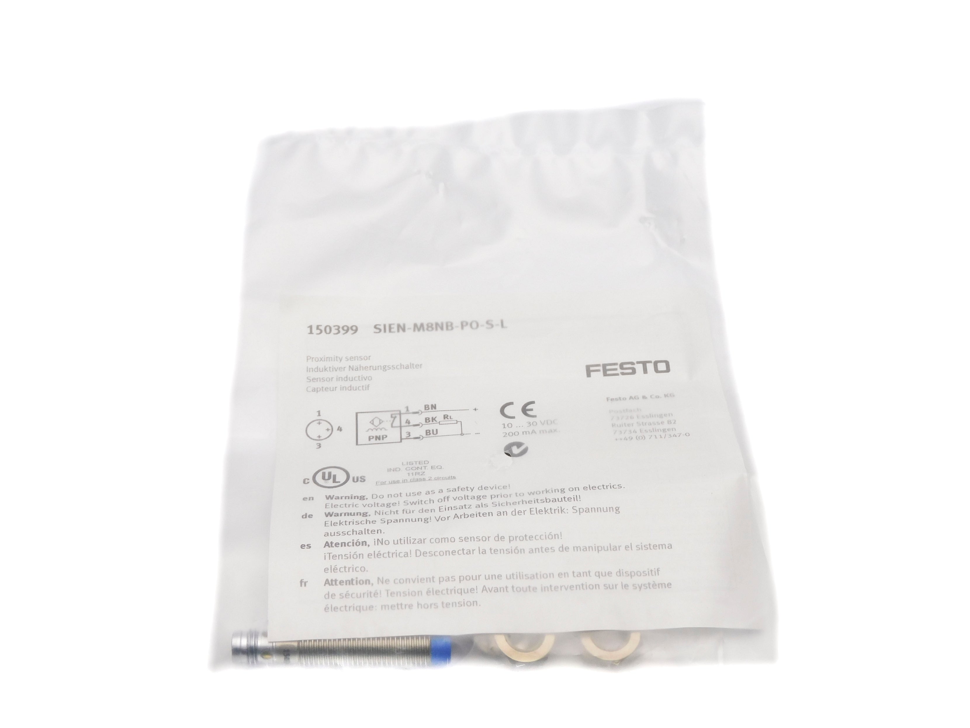 FESTO SIEN-M8NB-PO-S-L NSMP