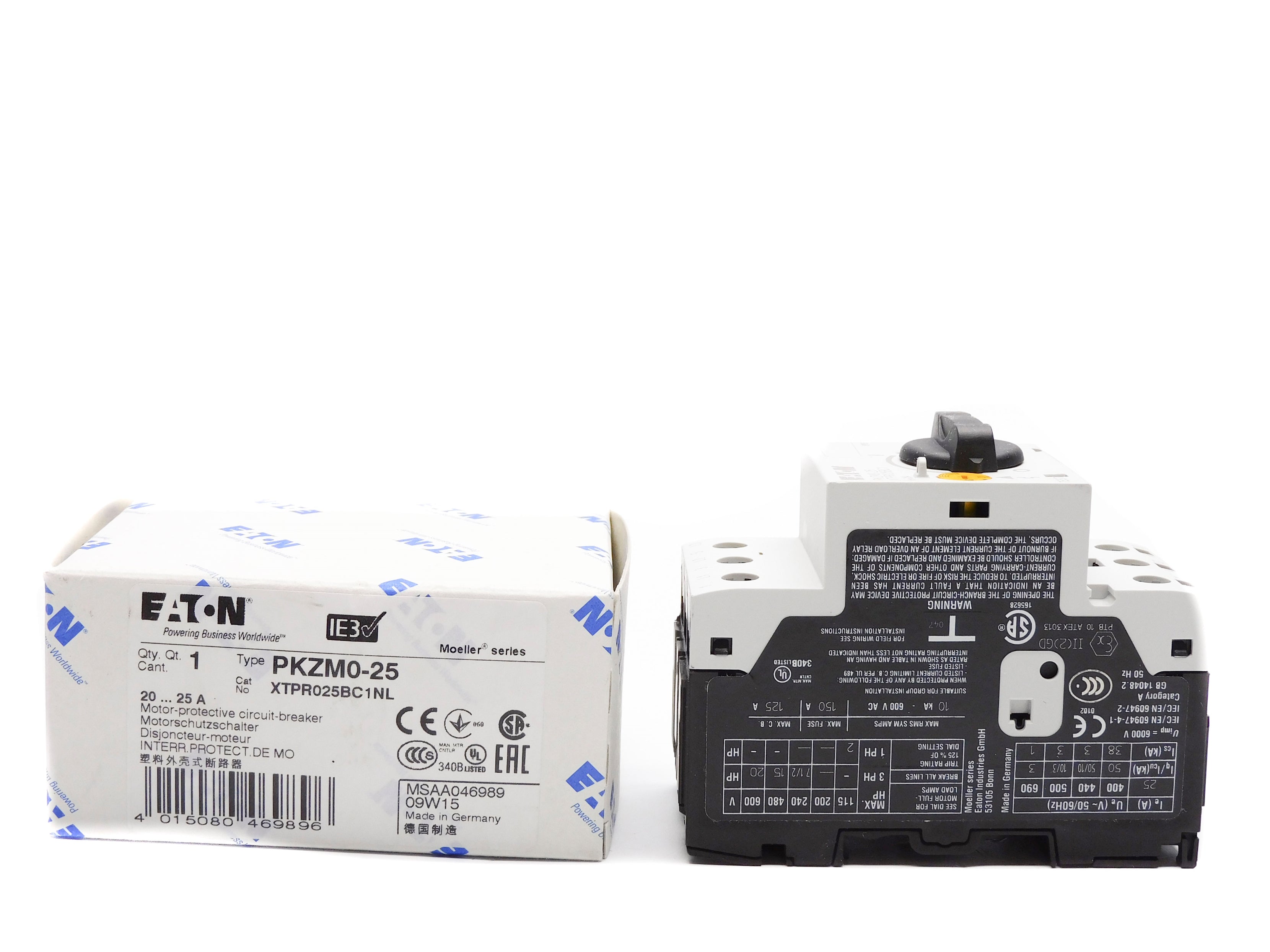 EATON PKZM0-25 20-25A 690V NSMP