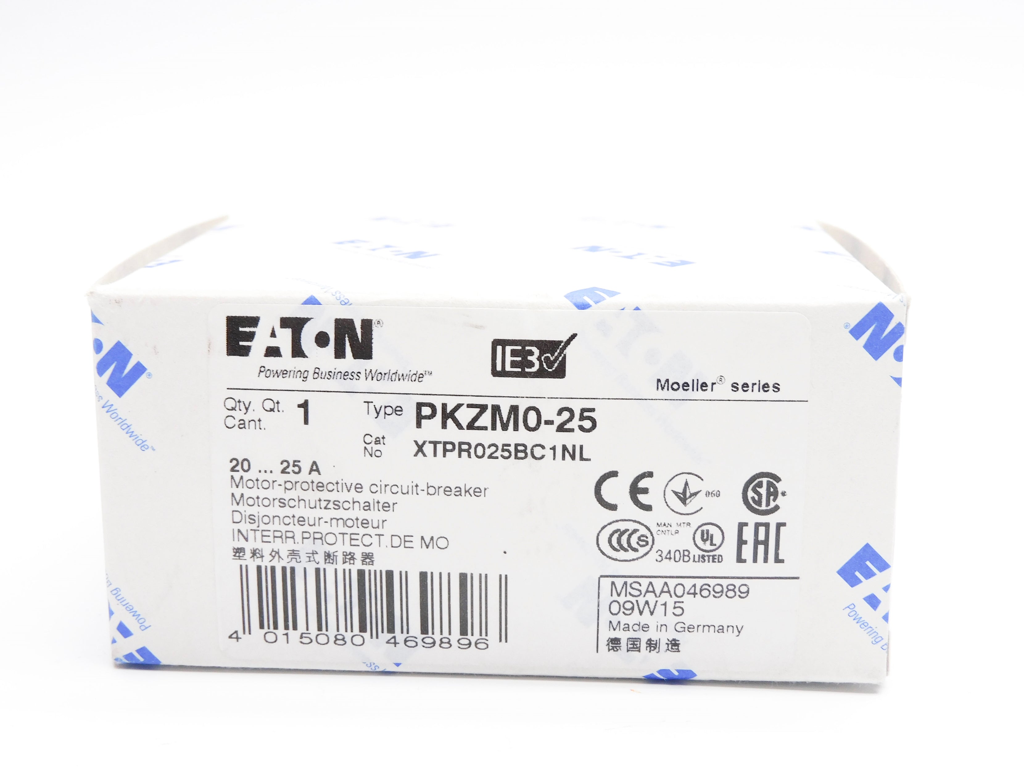 EATON PKZM0-25 20-25A 690V NSMP