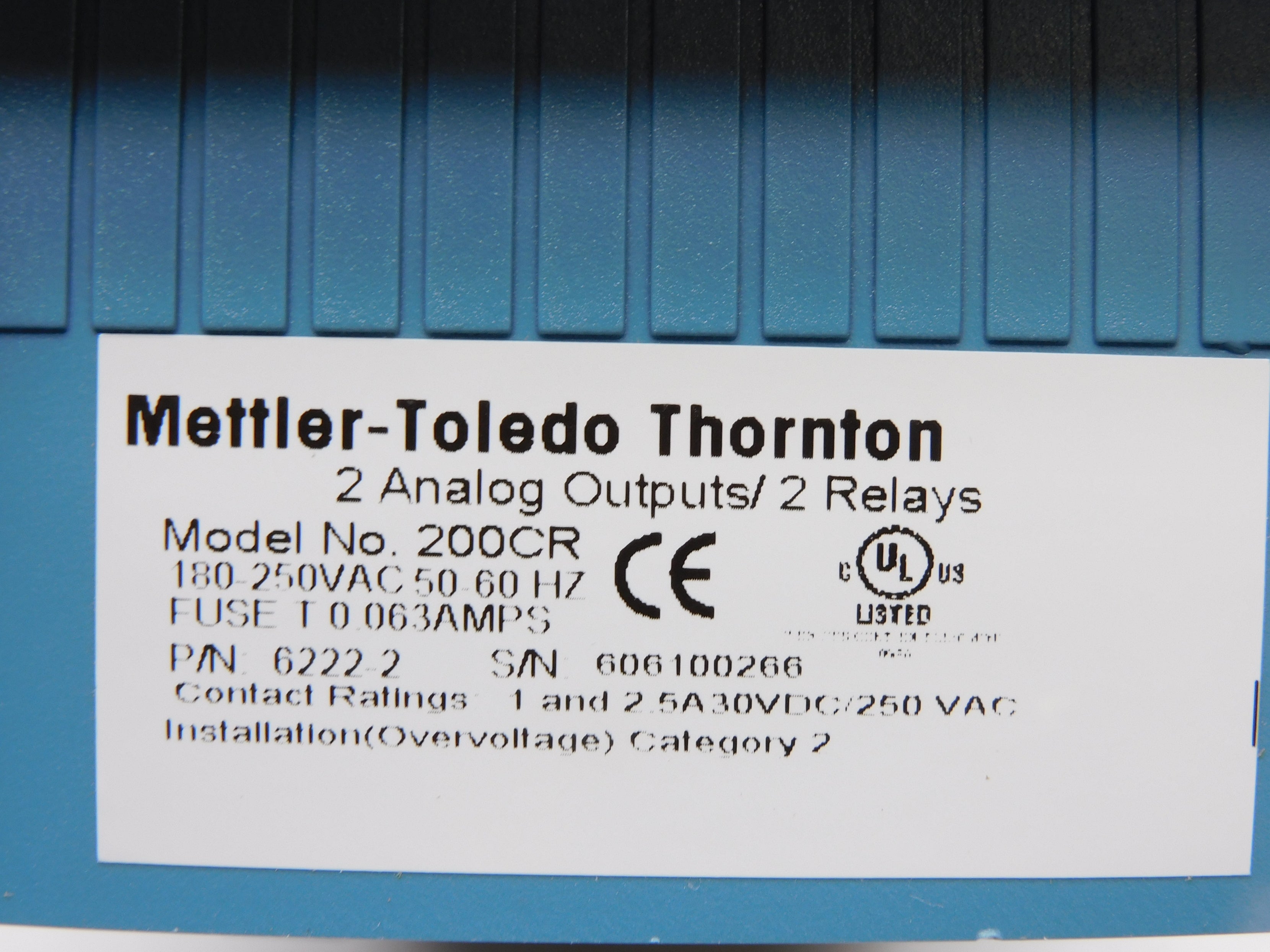 METTLER-TOLEDO 200CR 6222-2 NSNP