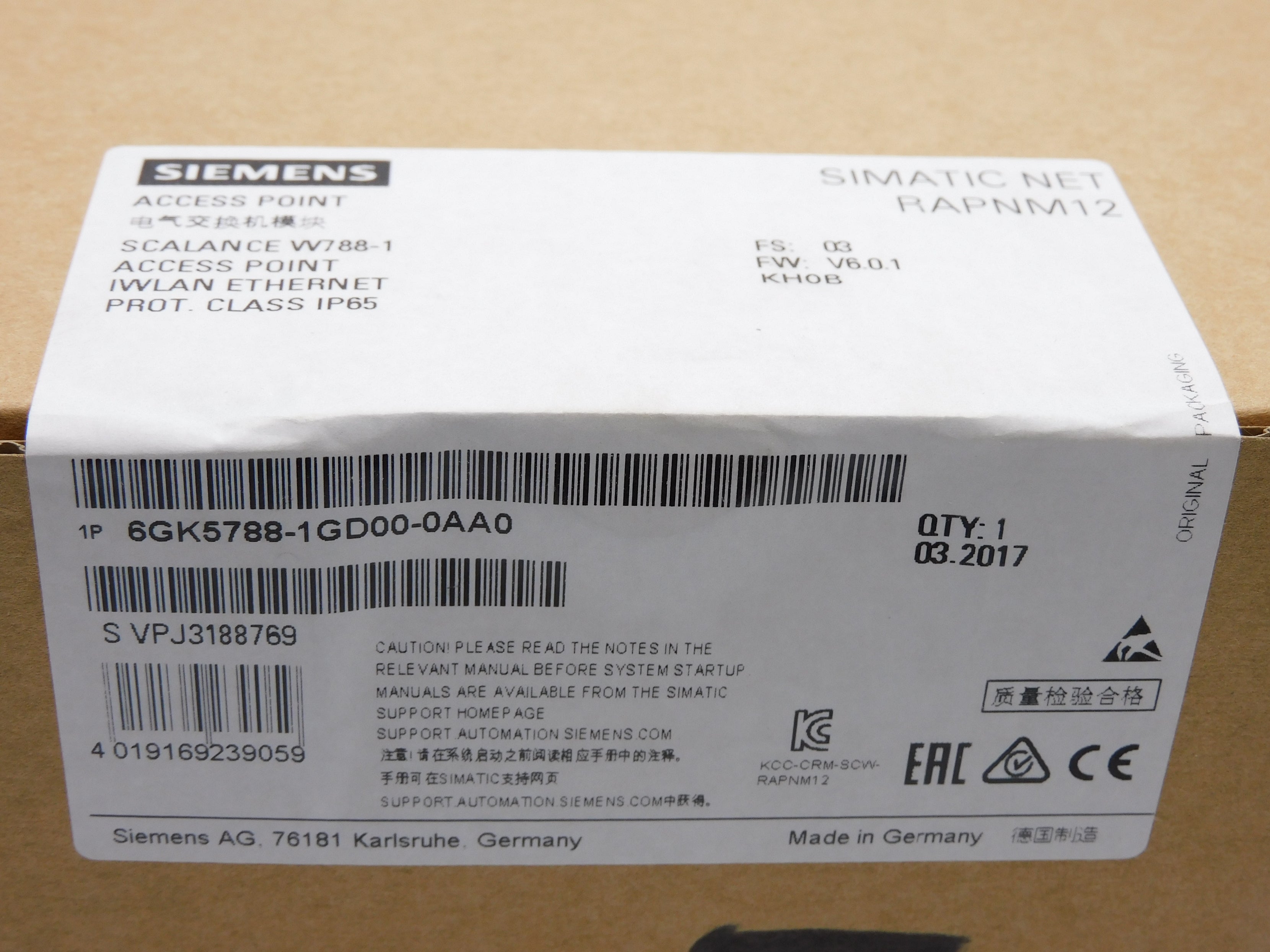 SIEMENS 6GK5788-1GD00-0AA0 NSFS