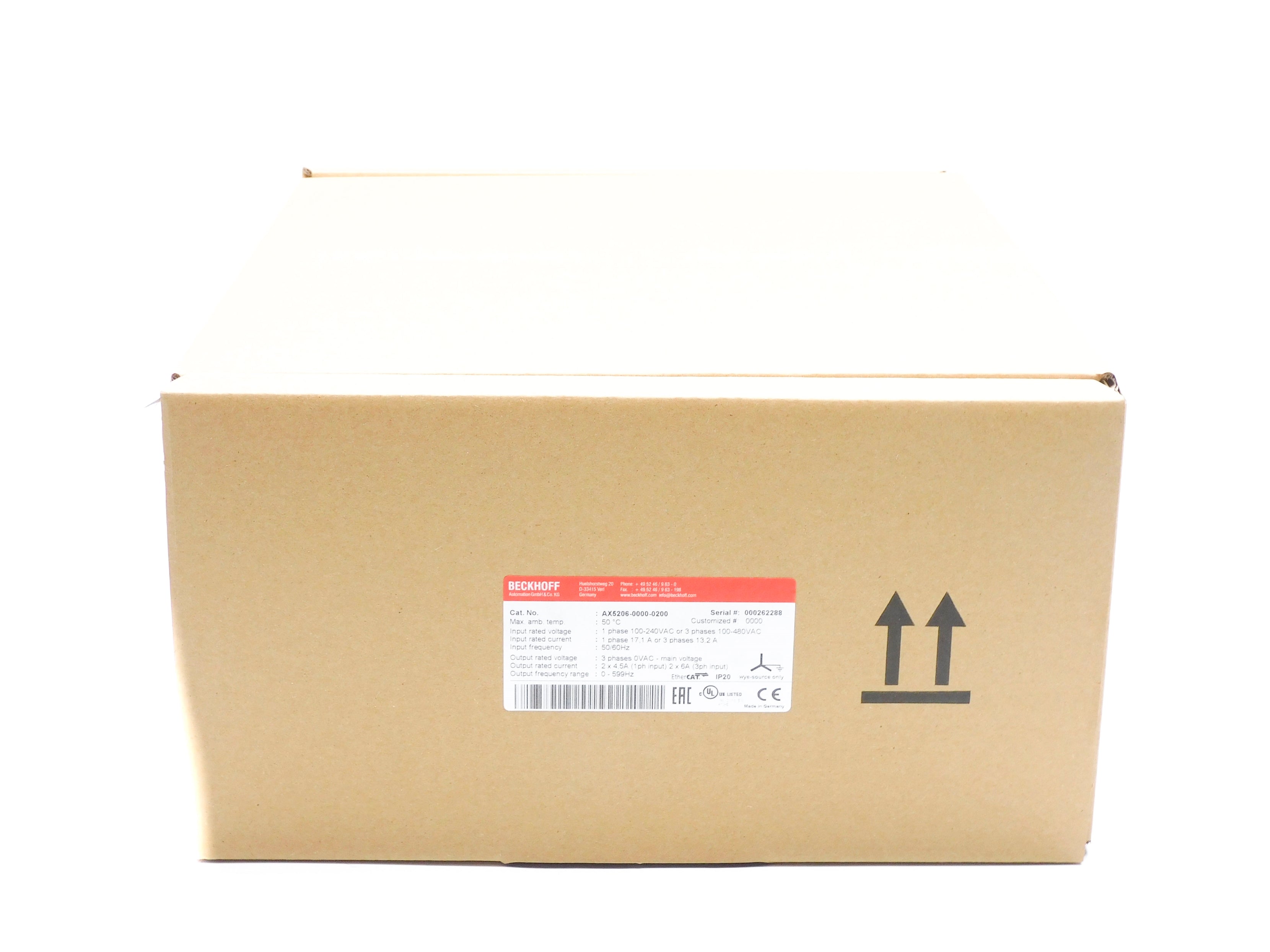 BECKHOFF AX5206-0000-0200 NSFS
