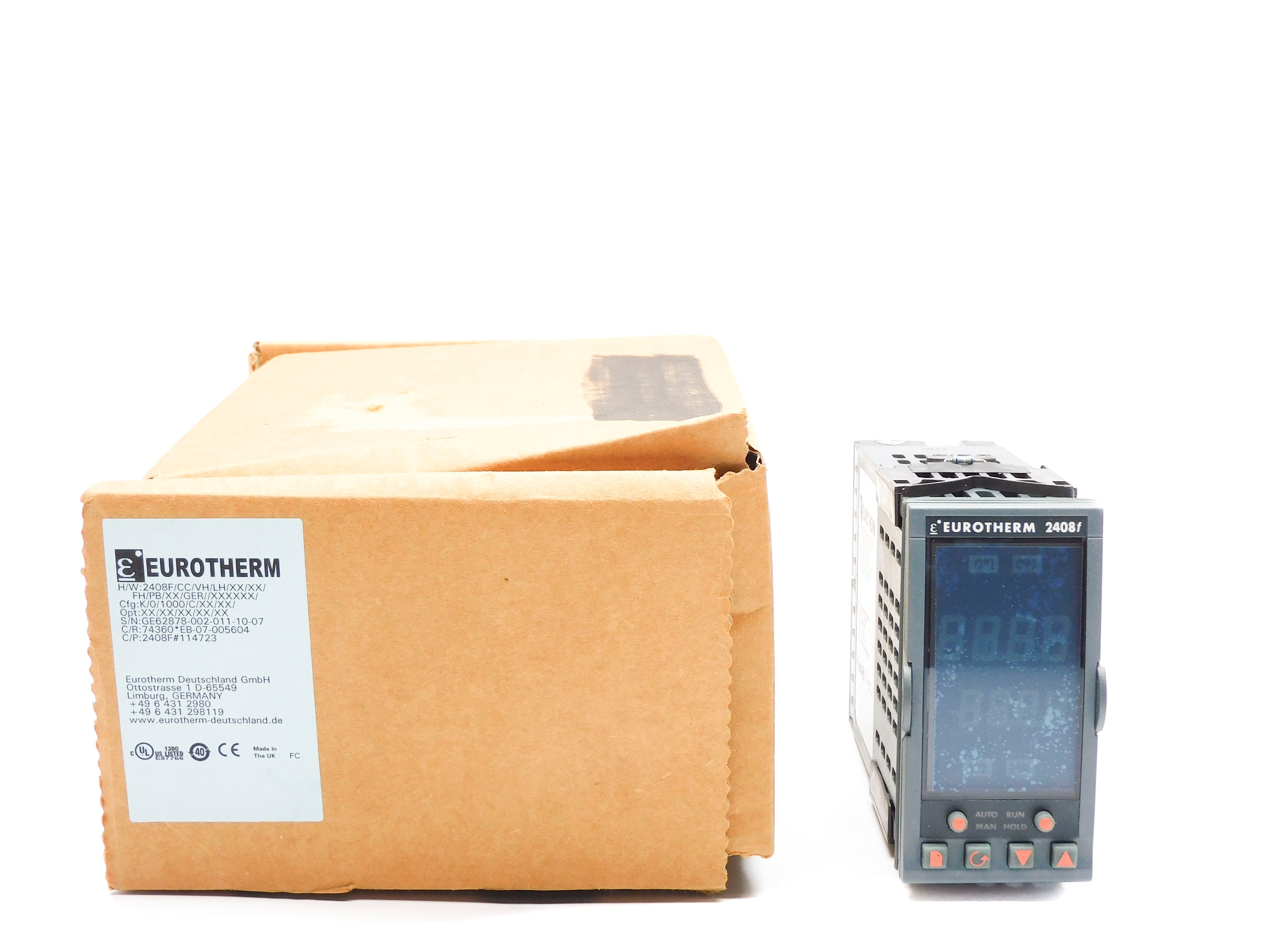 EUROTHERM 2408F/CC/VH/LH/XX/XX/FH/PB/XX/GER//XXXXXX/ NSMP