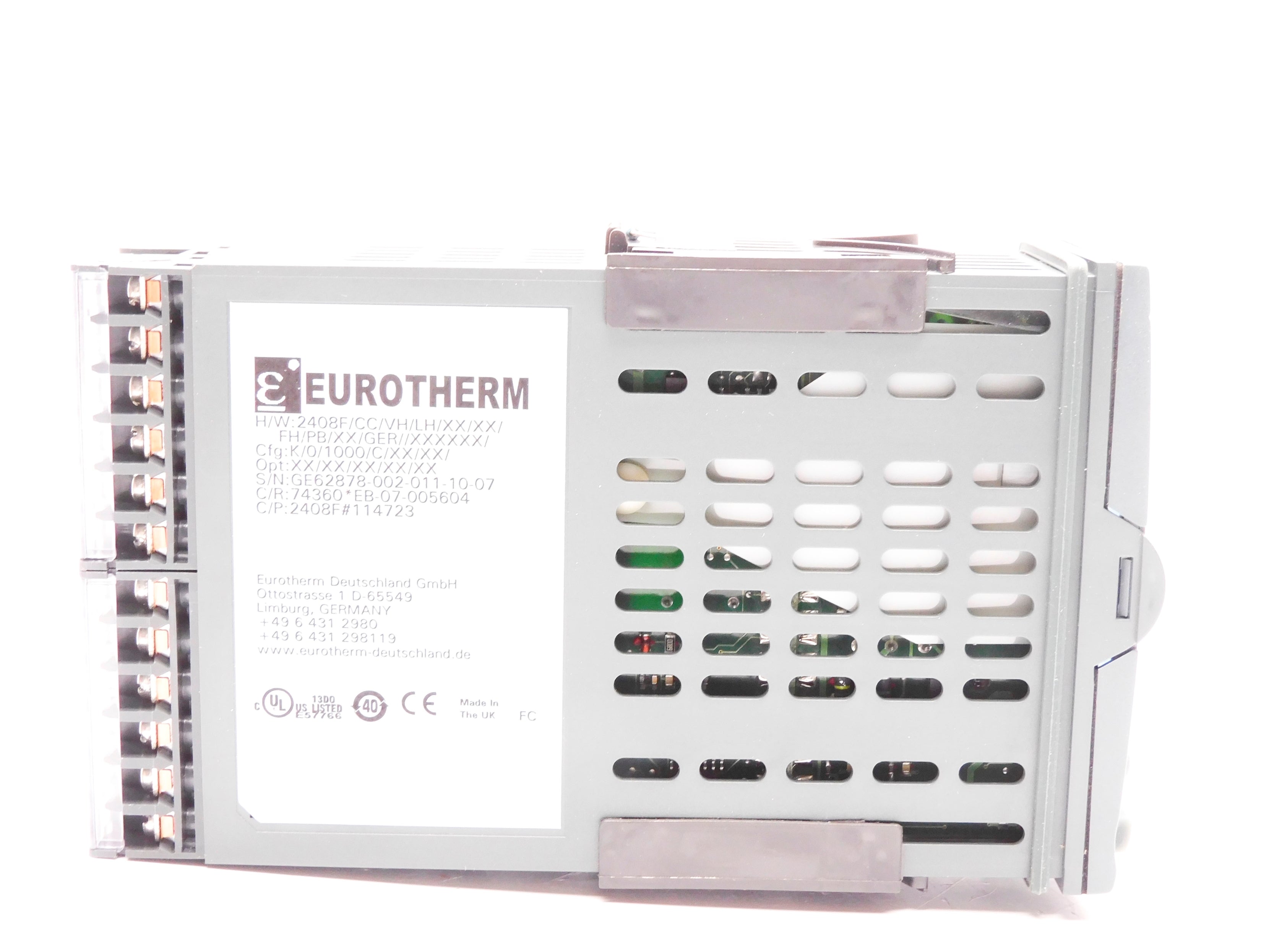 EUROTHERM 2408F/CC/VH/LH/XX/XX/FH/PB/XX/GER//XXXXXX/ NSMP