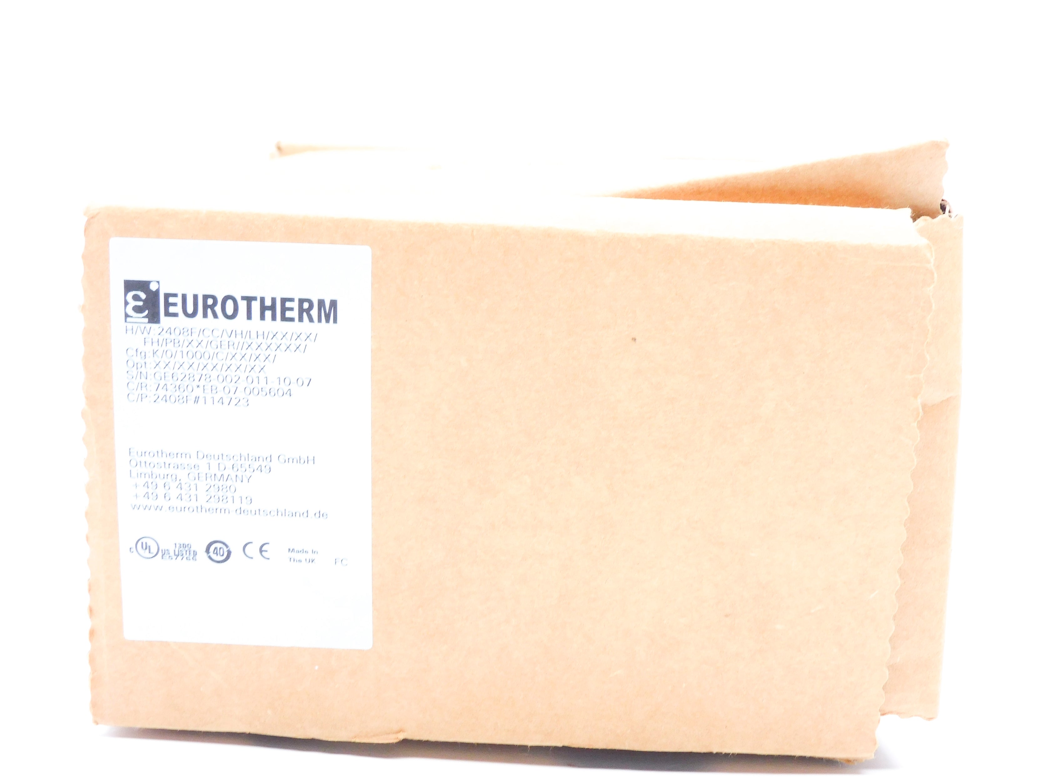 EUROTHERM 2408F/CC/VH/LH/XX/XX/FH/PB/XX/GER//XXXXXX/ NSMP