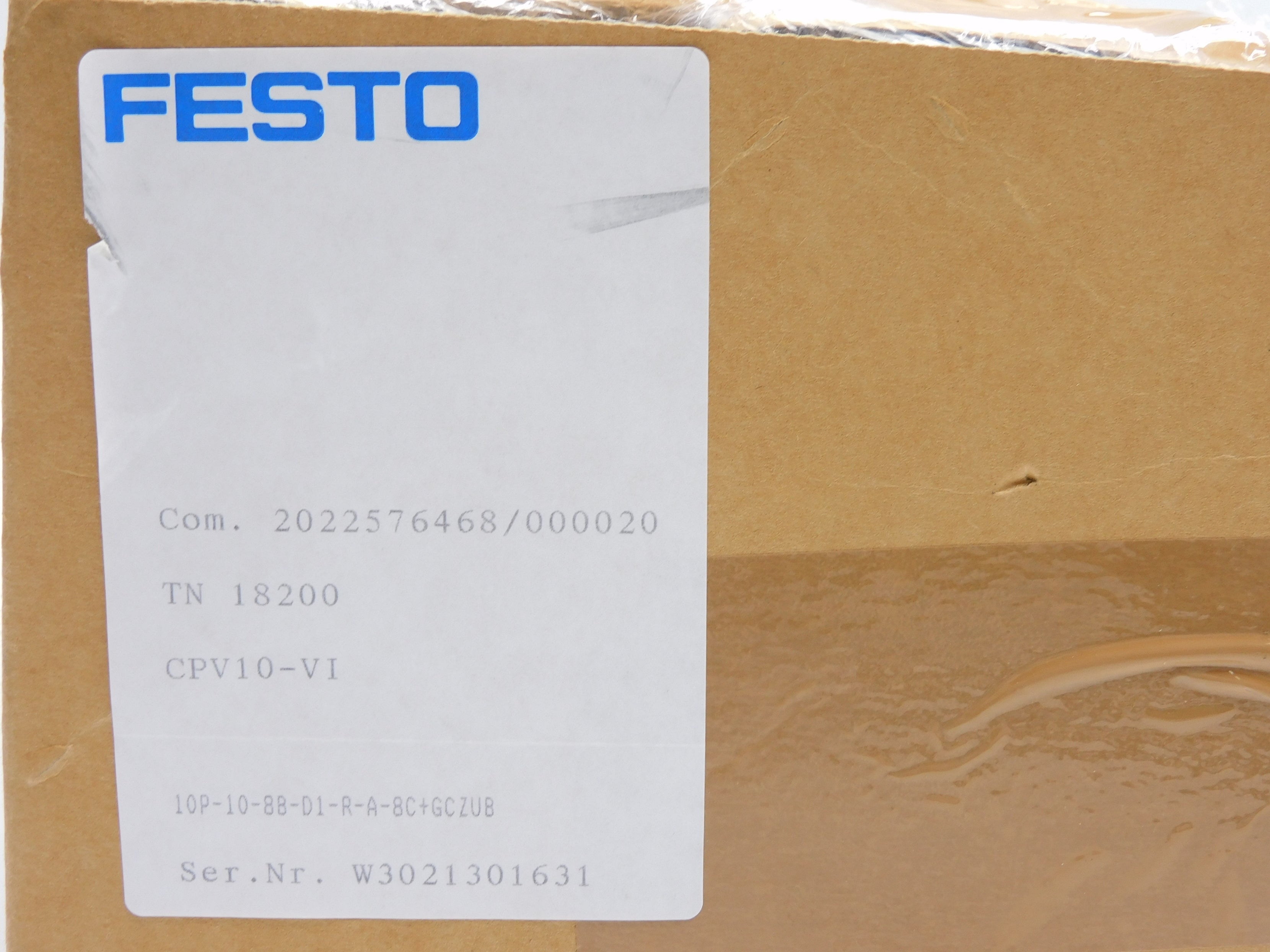 FESTO CPV10-VI-10P-10-8B-D1-R-A-8C+GCZUB NSMP