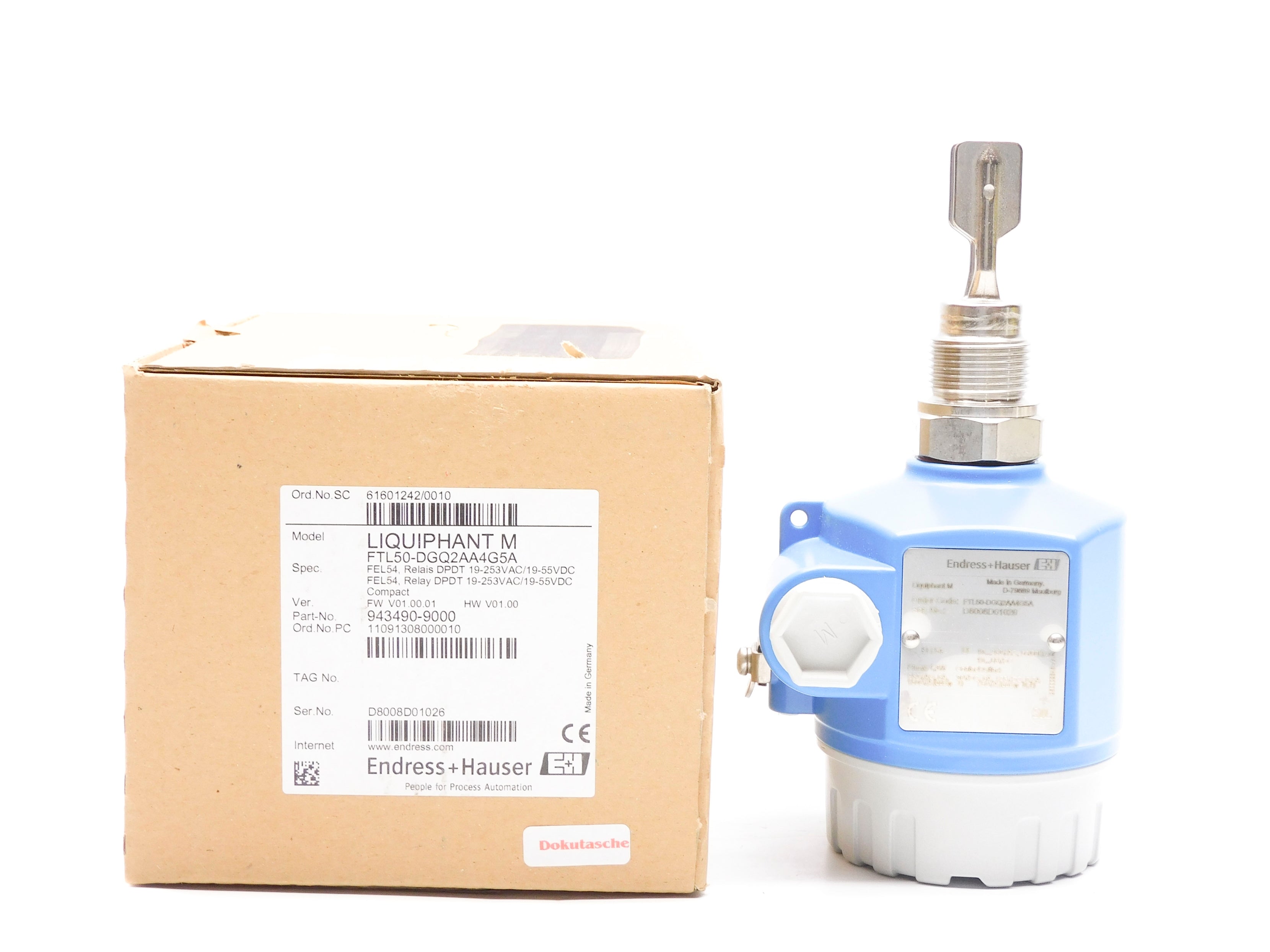 ENDRESS+HAUSER FTL50-DGQ2AA4G5A NSMP