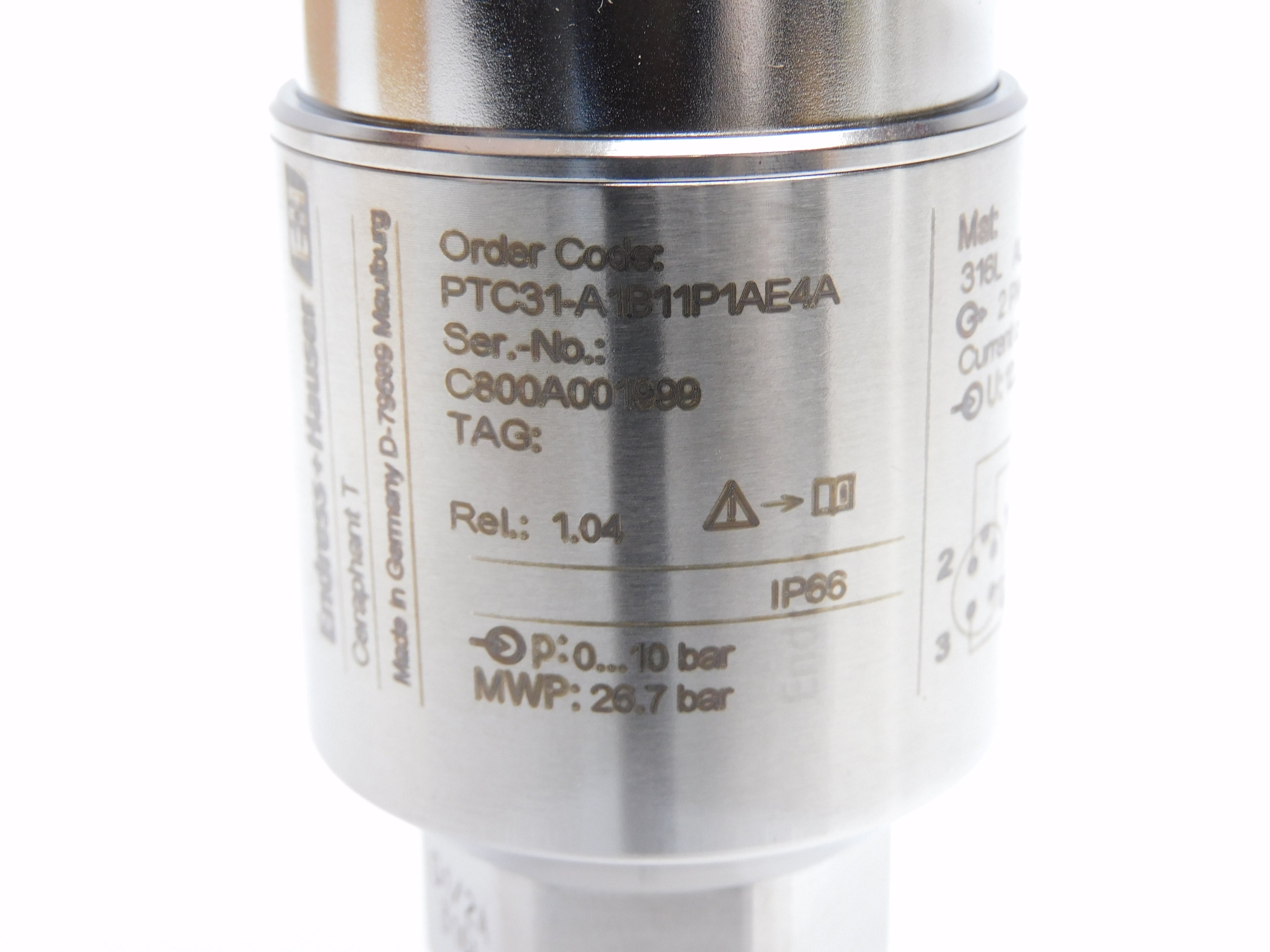 ENDRESS+HAUSER PTC31-A1B11P1AE4A NSMP