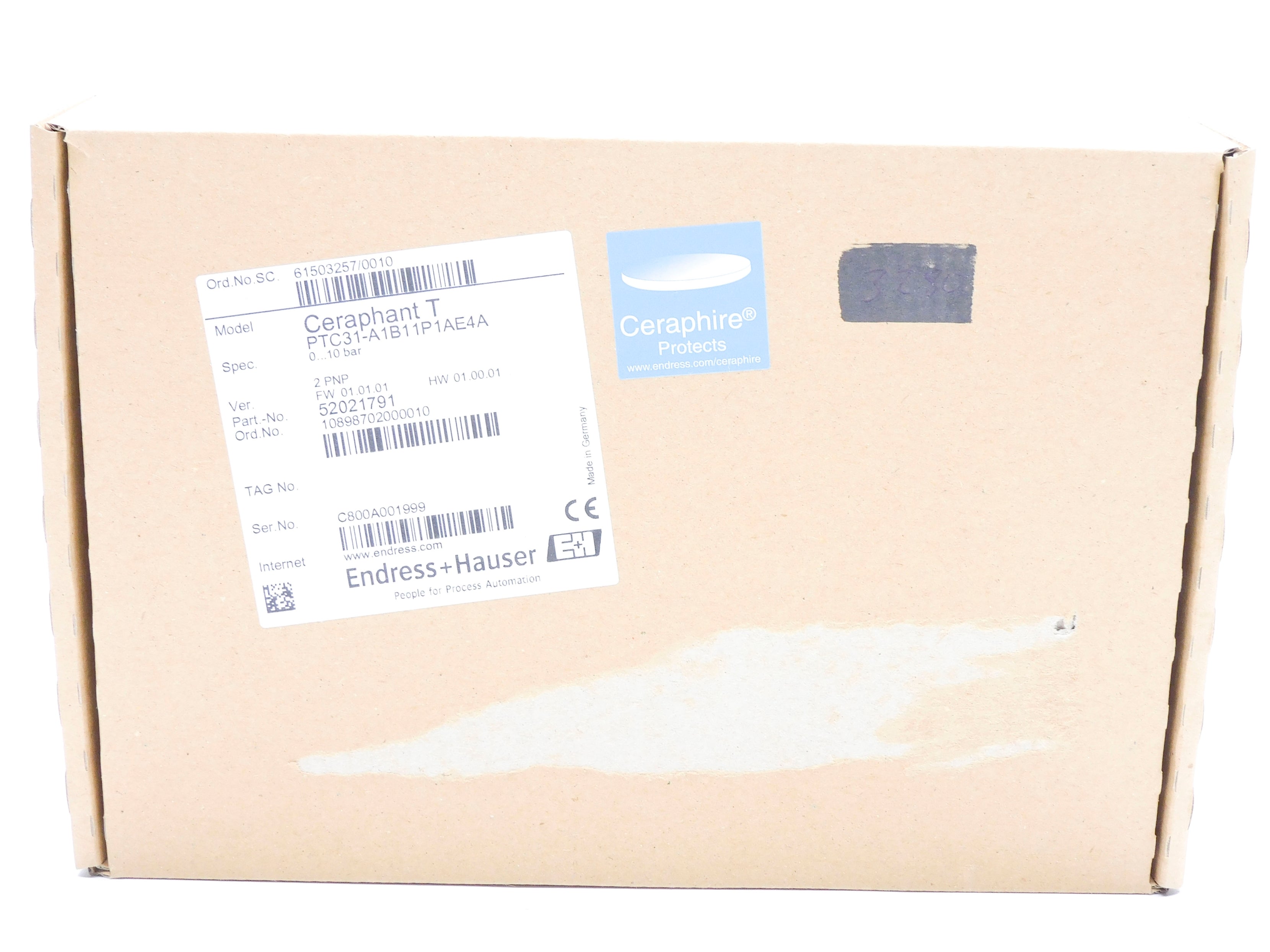 ENDRESS+HAUSER PTC31-A1B11P1AE4A NSMP