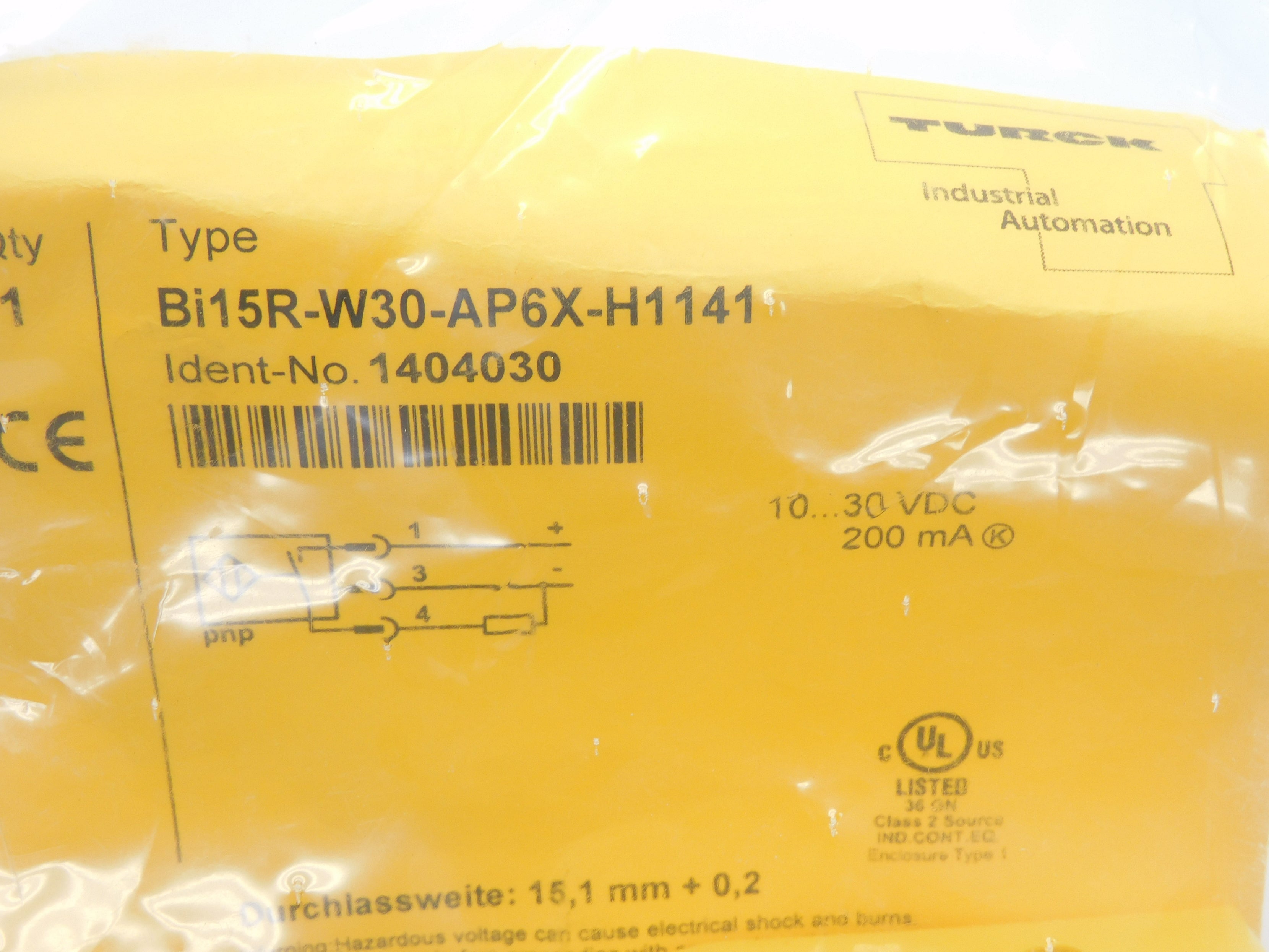 TURCK BI15R-W30-AP6X-H1141 NSMP