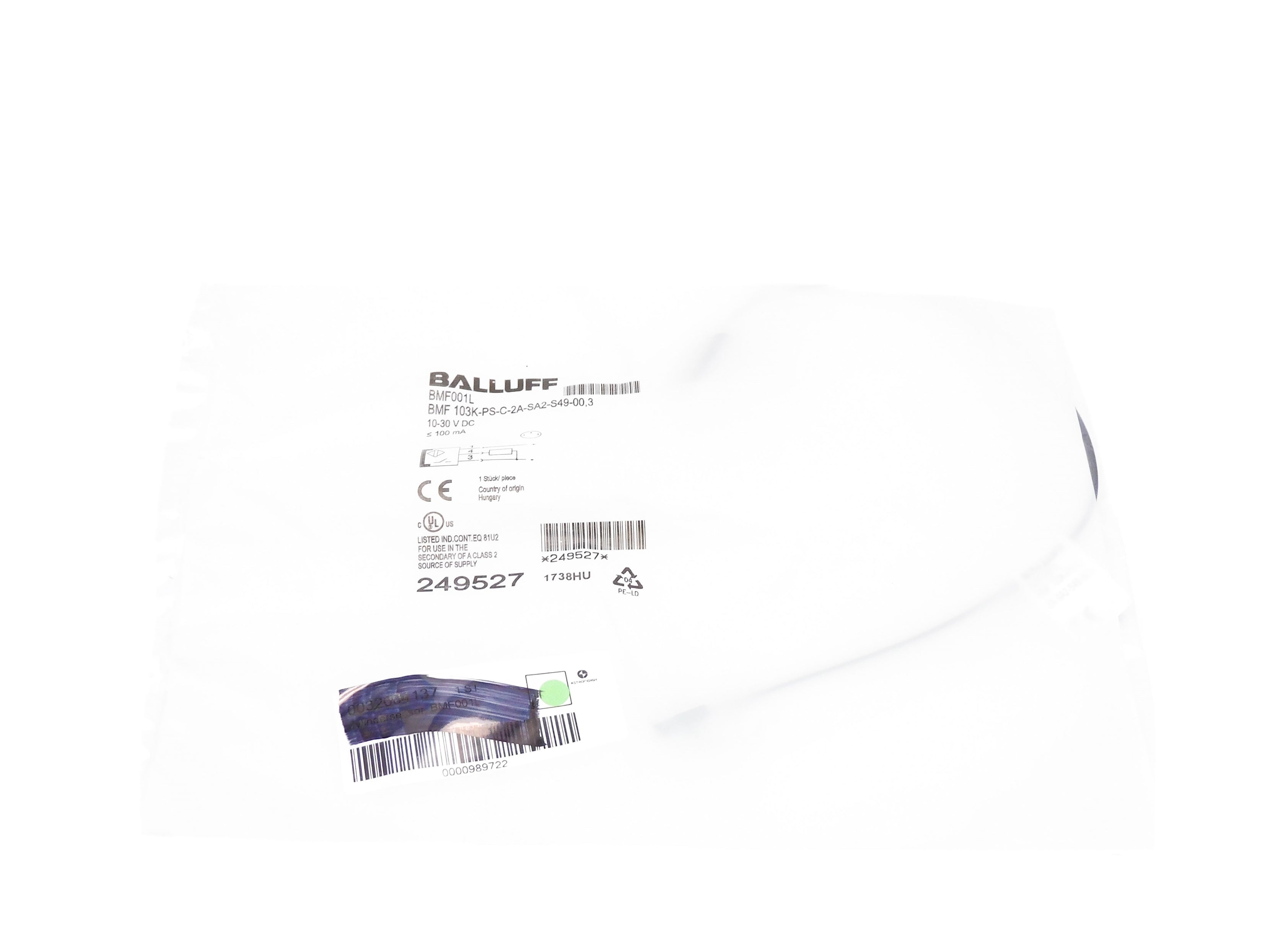 BALLUFF BMF103K-PS-C-2A-SA2-S49-00,3 NSMP