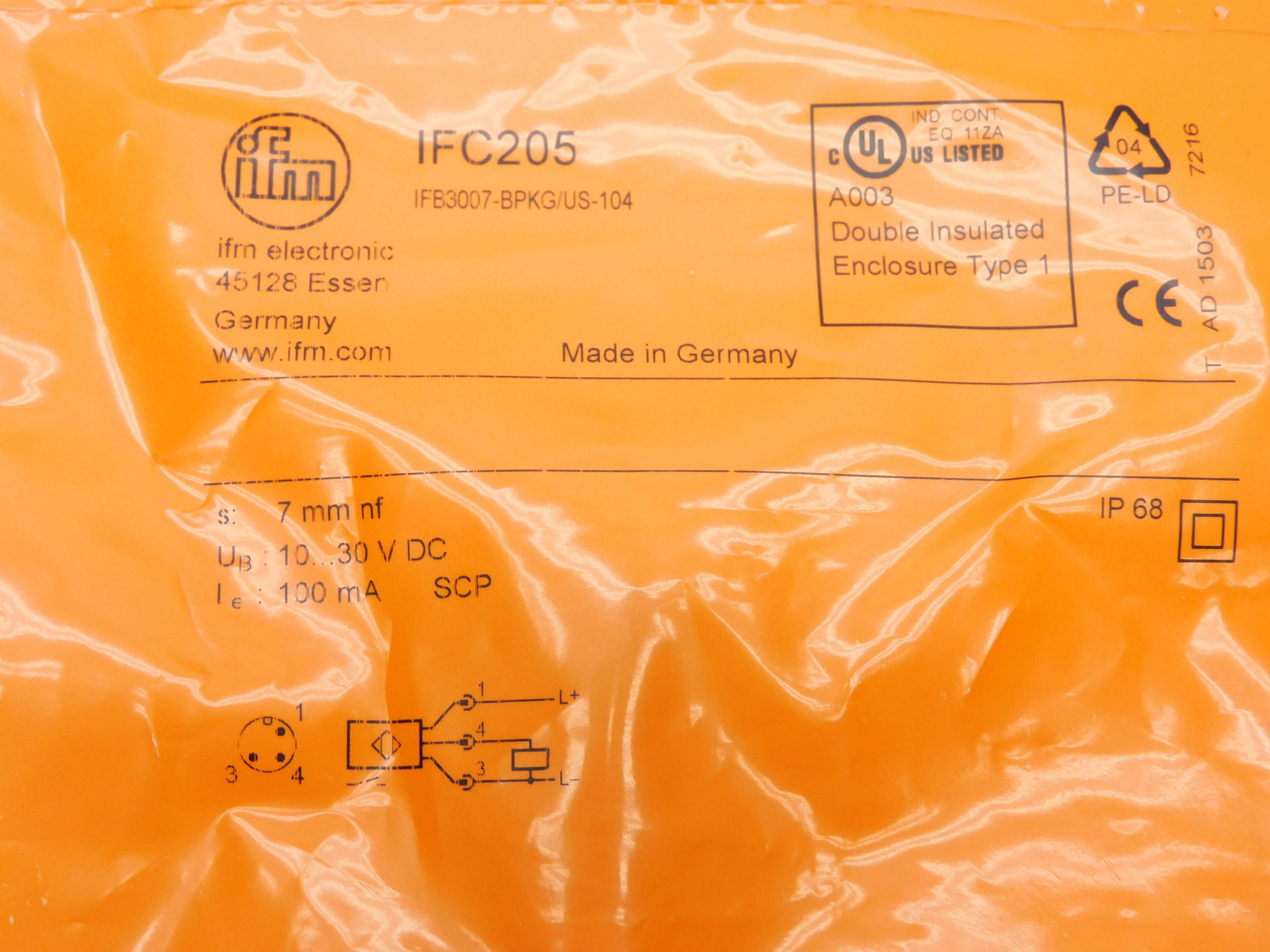 IFM EFECTOR IFC205 NSMP