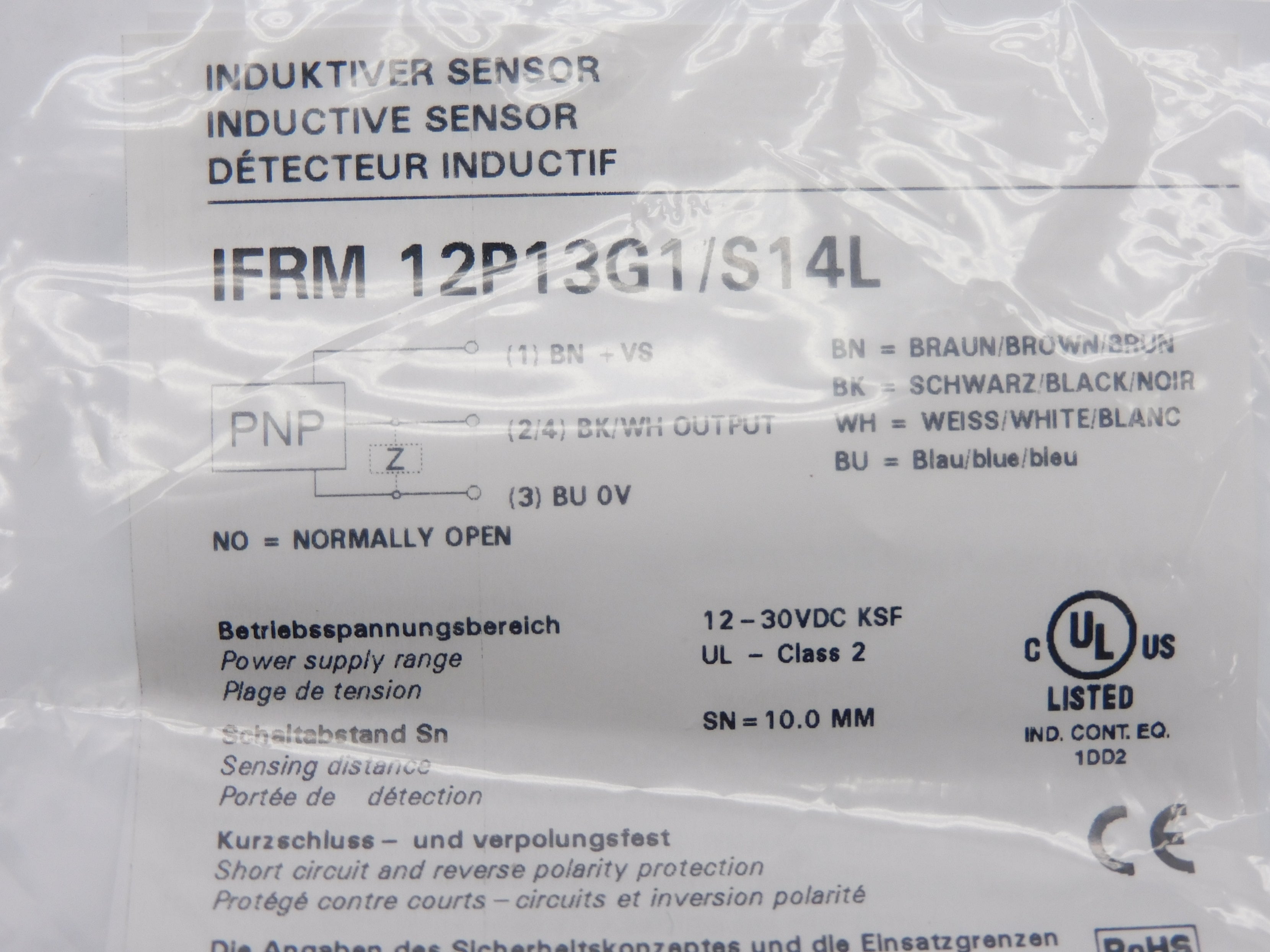 BAUMER ELECTRIC IFRM12P13G1/S14L NSMP