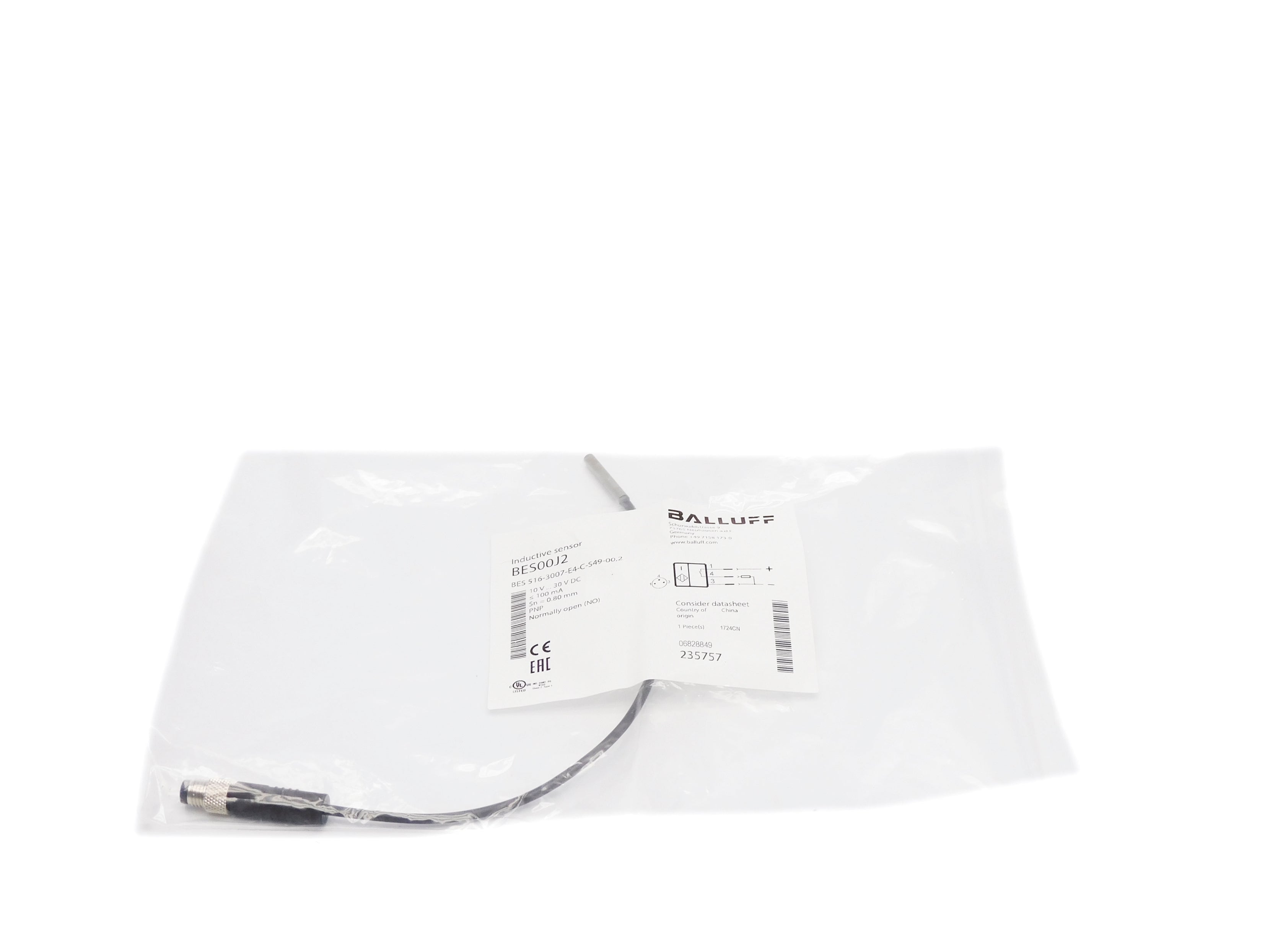 BALLUFF BES516-3007-E4-C-S49-00,2 NSMP