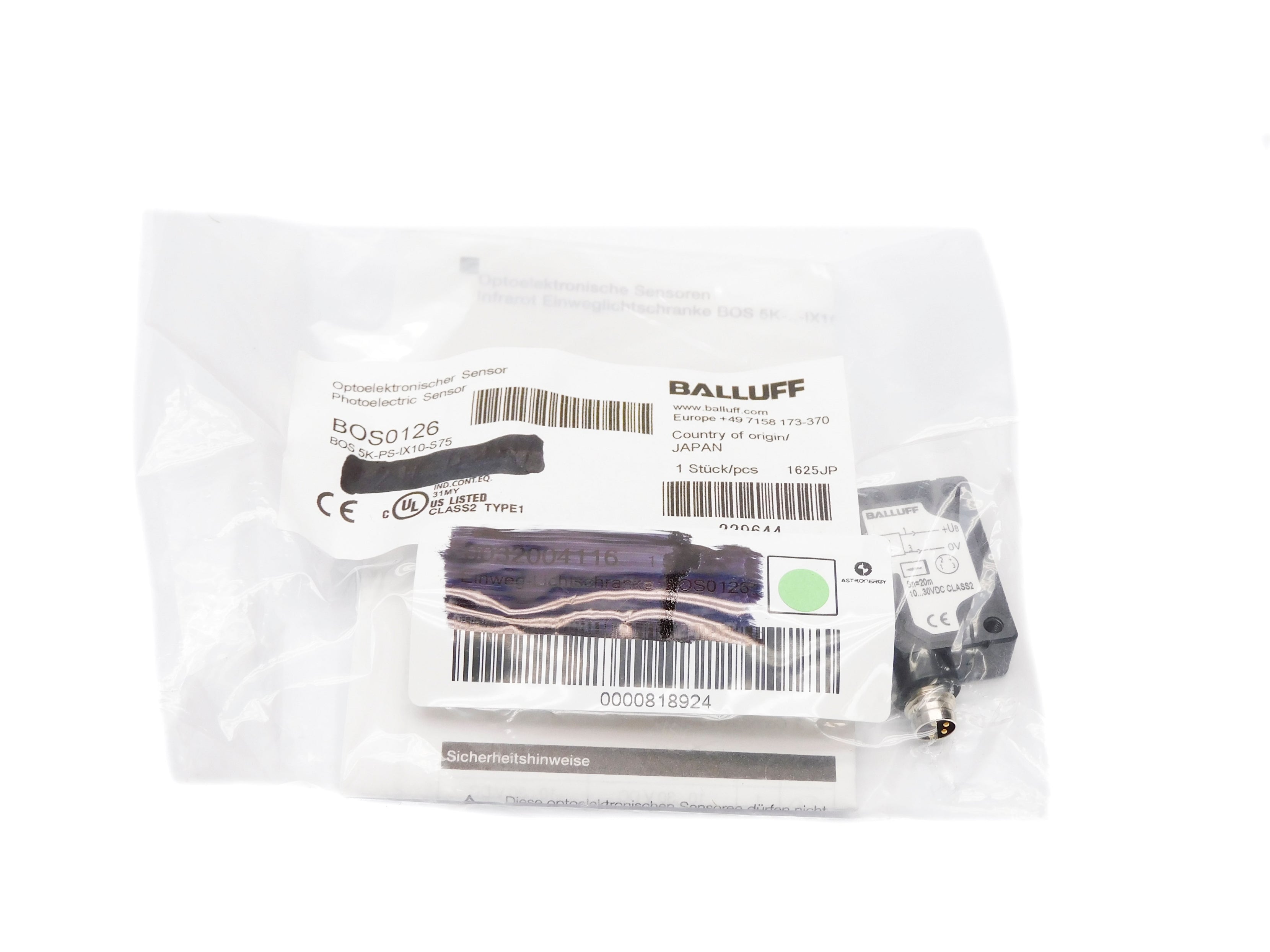 BALLUFF BOS5K-PS-IX10-S75 NSMP
