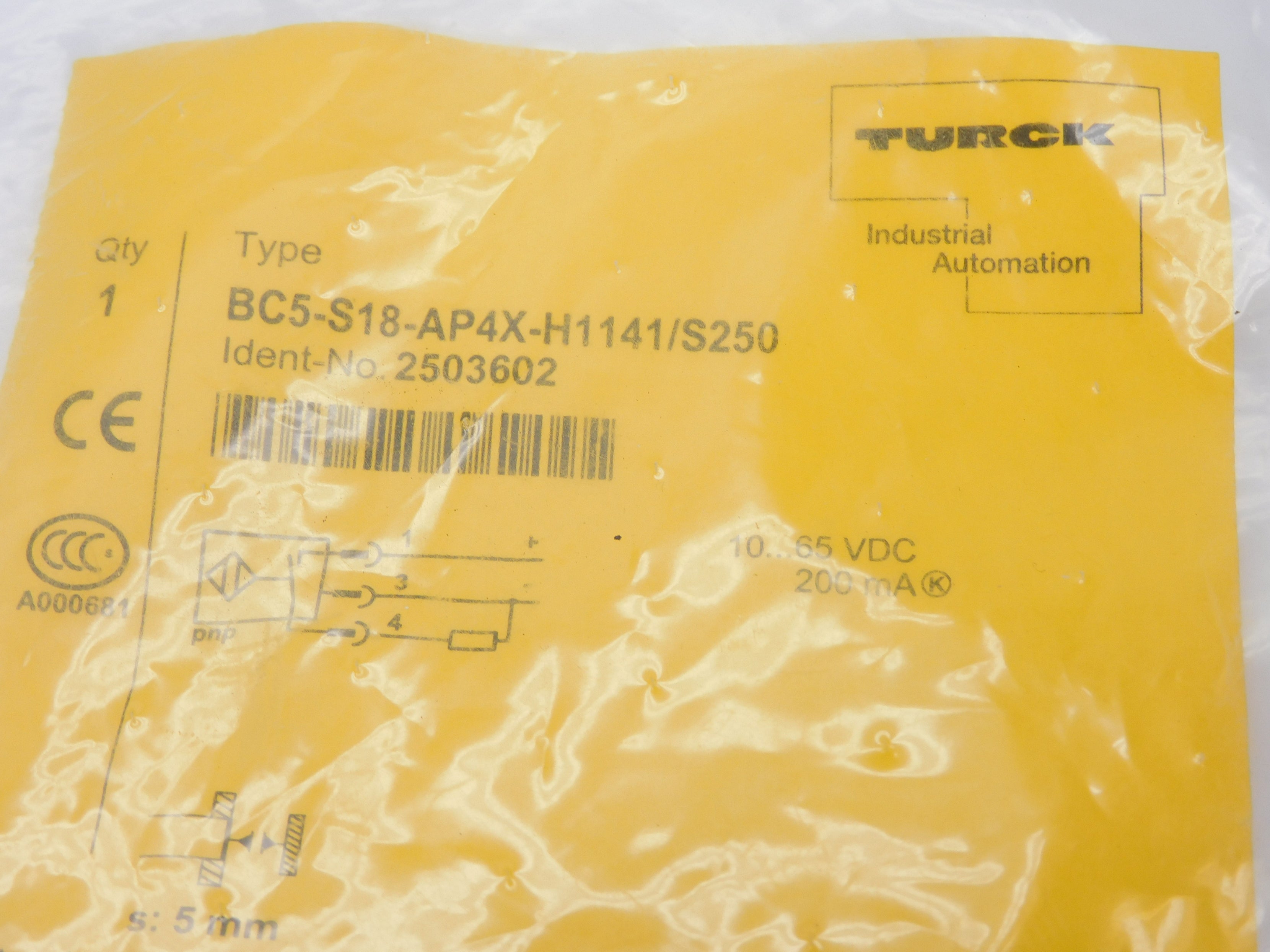 TURCK BC5-S18-AP4X-H1141/S250 NSMP
