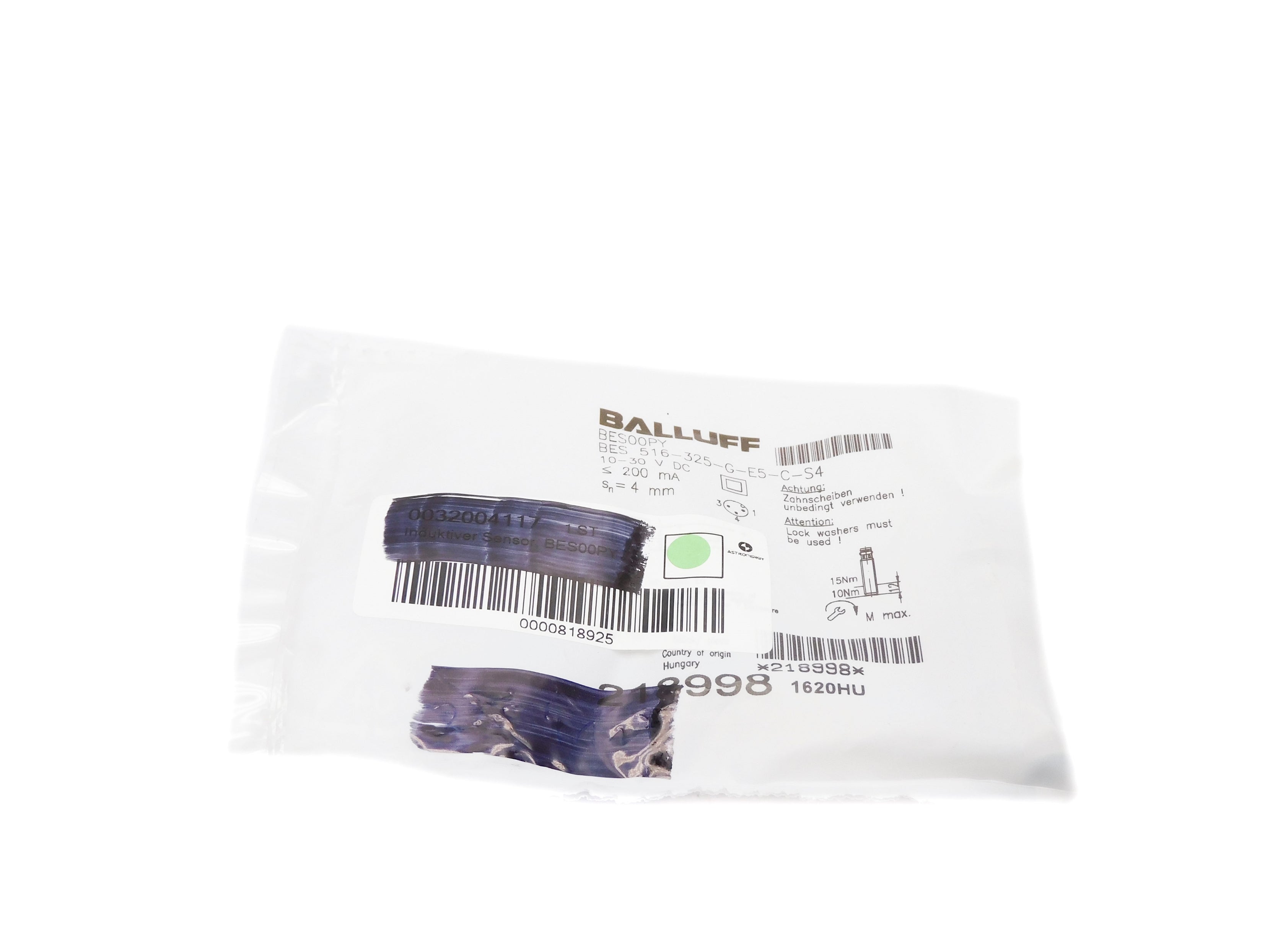 BALLUFF BES516-325-G-E5-C-S4 BES00PY NSMP