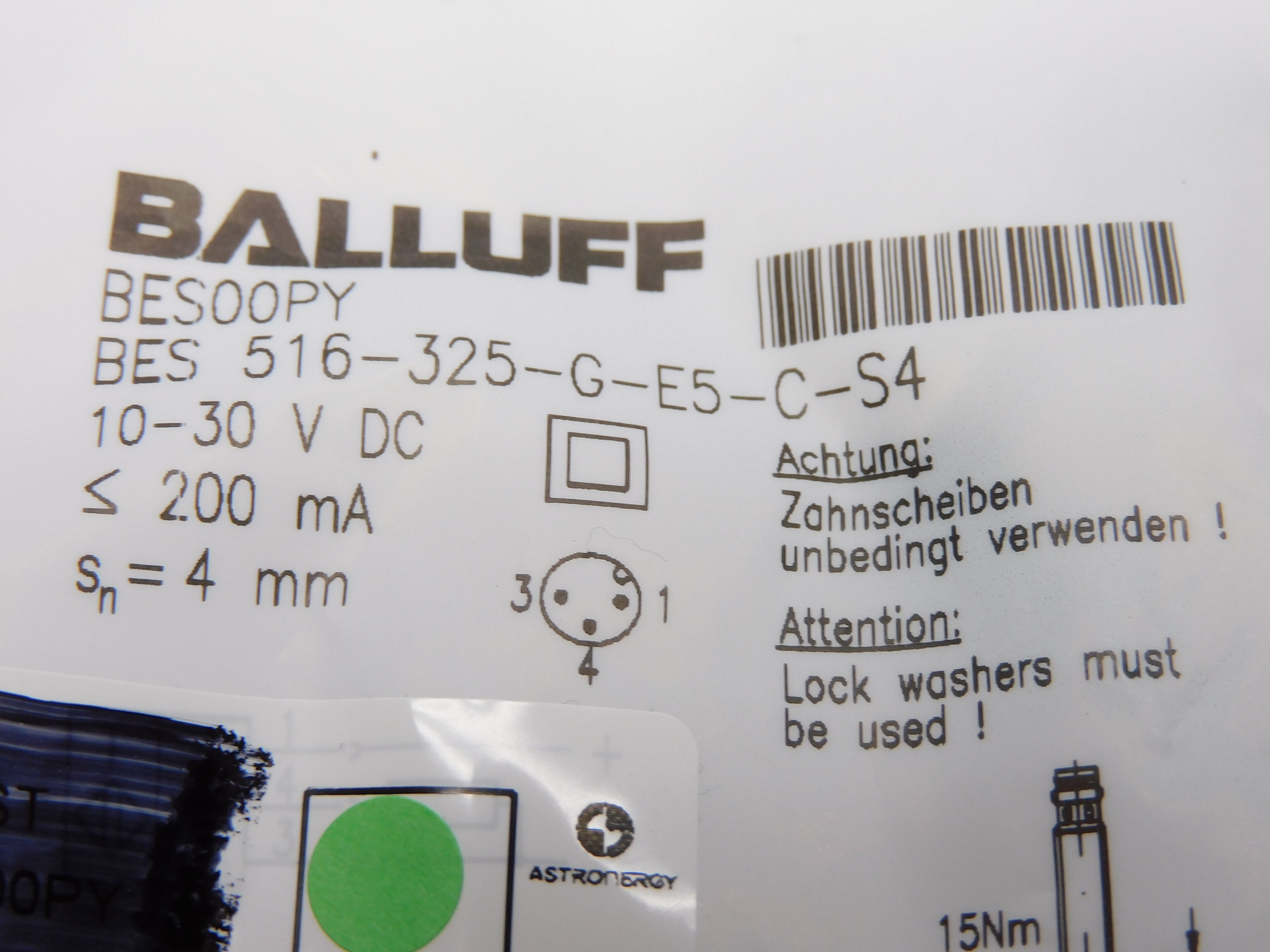 BALLUFF BES516-325-G-E5-C-S4 BES00PY NSMP