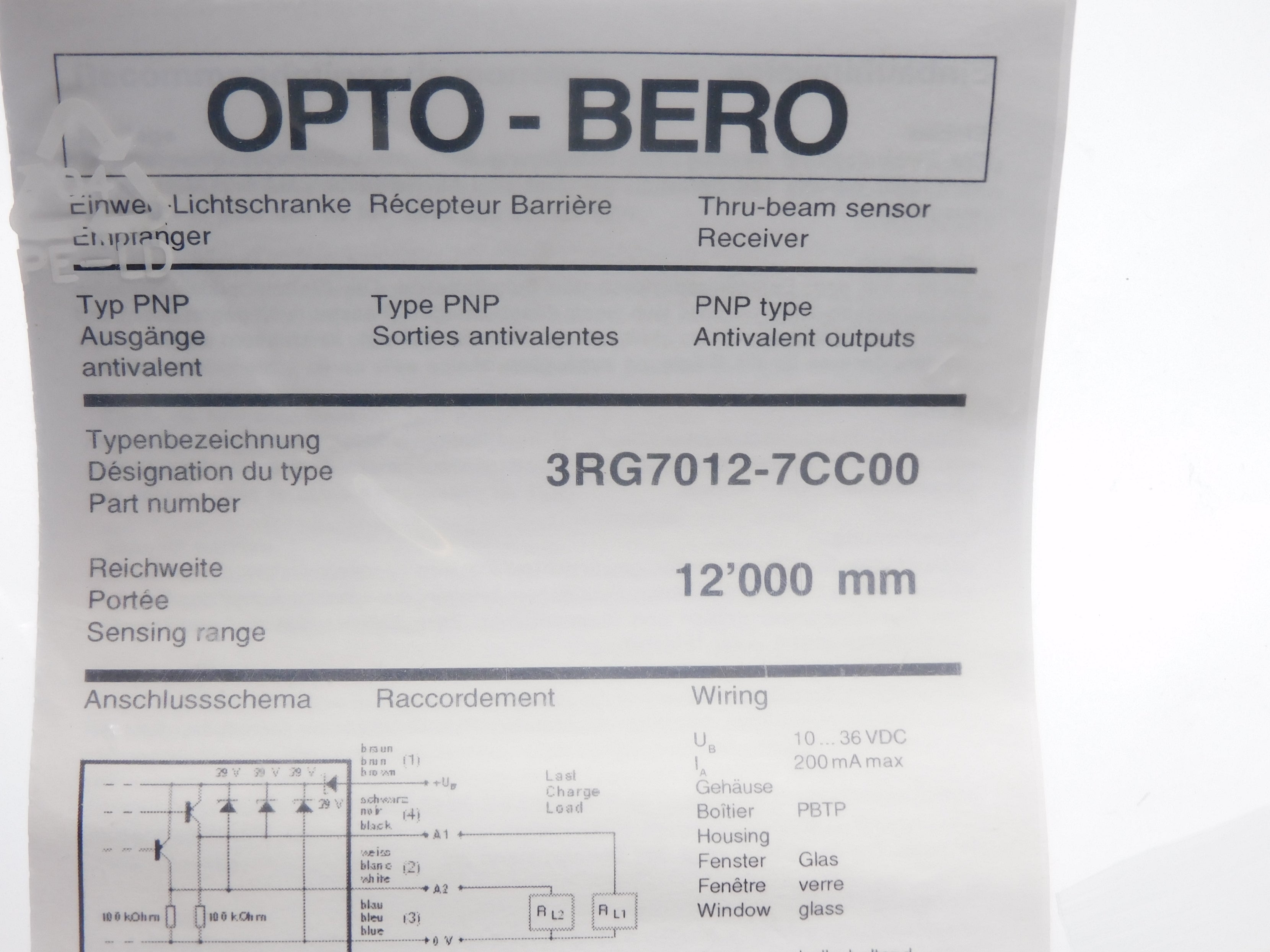 SIEMENS 3RG7012-7CC00 NSMP