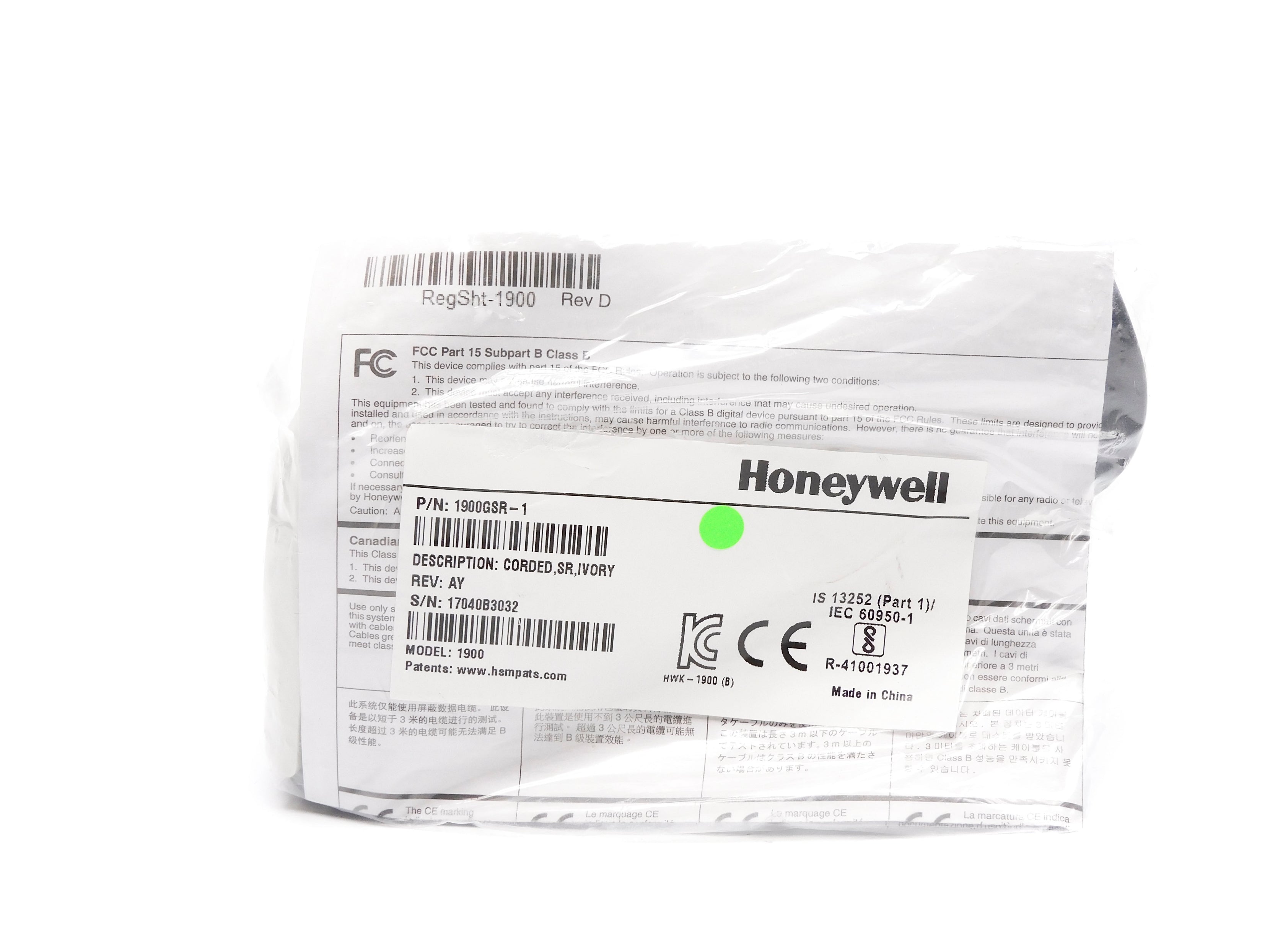 HONEYWELL 1900GSR-1 NSMP