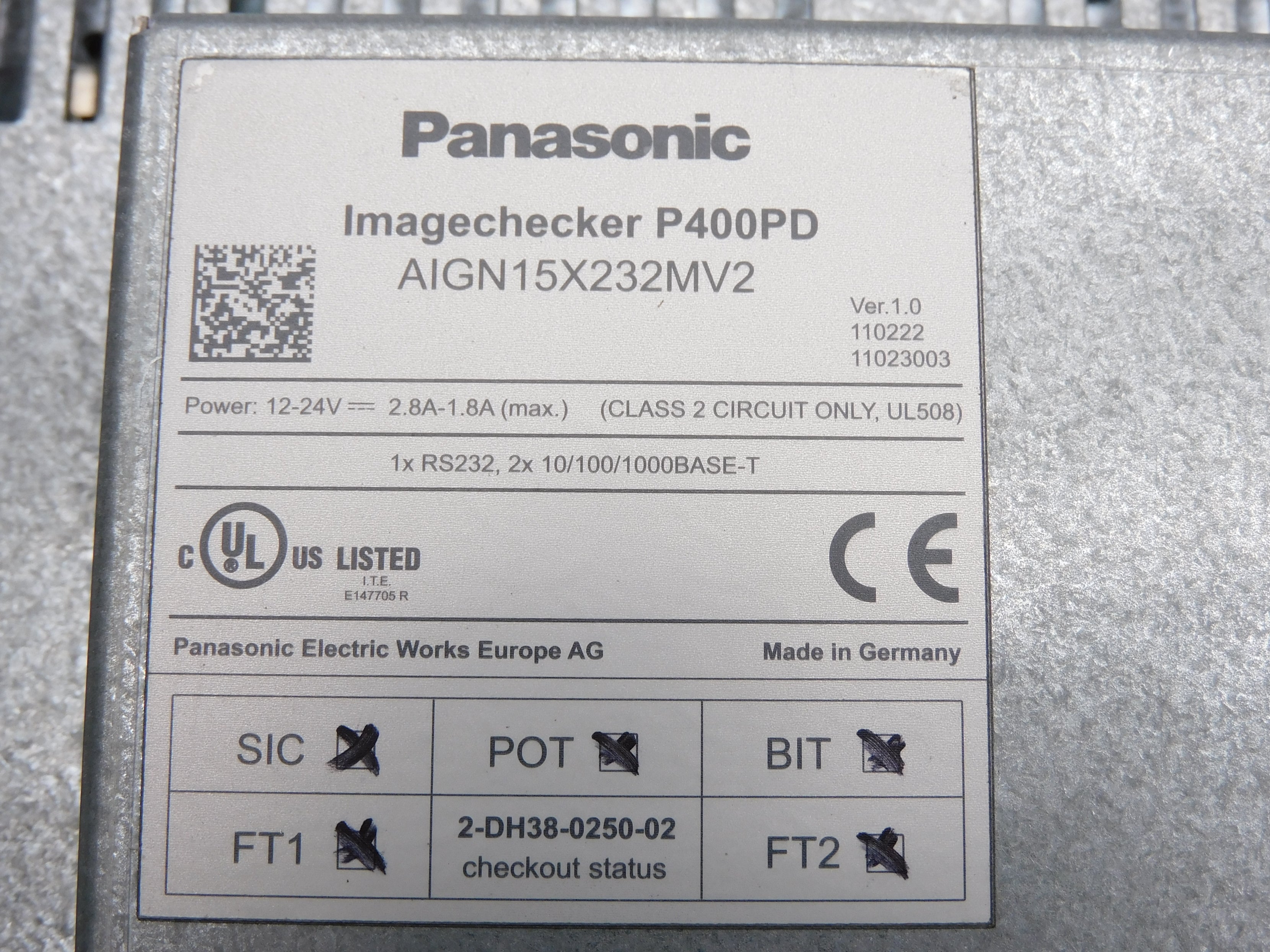 PANASONIC AIGN15X232MV2 P400PD NSNP