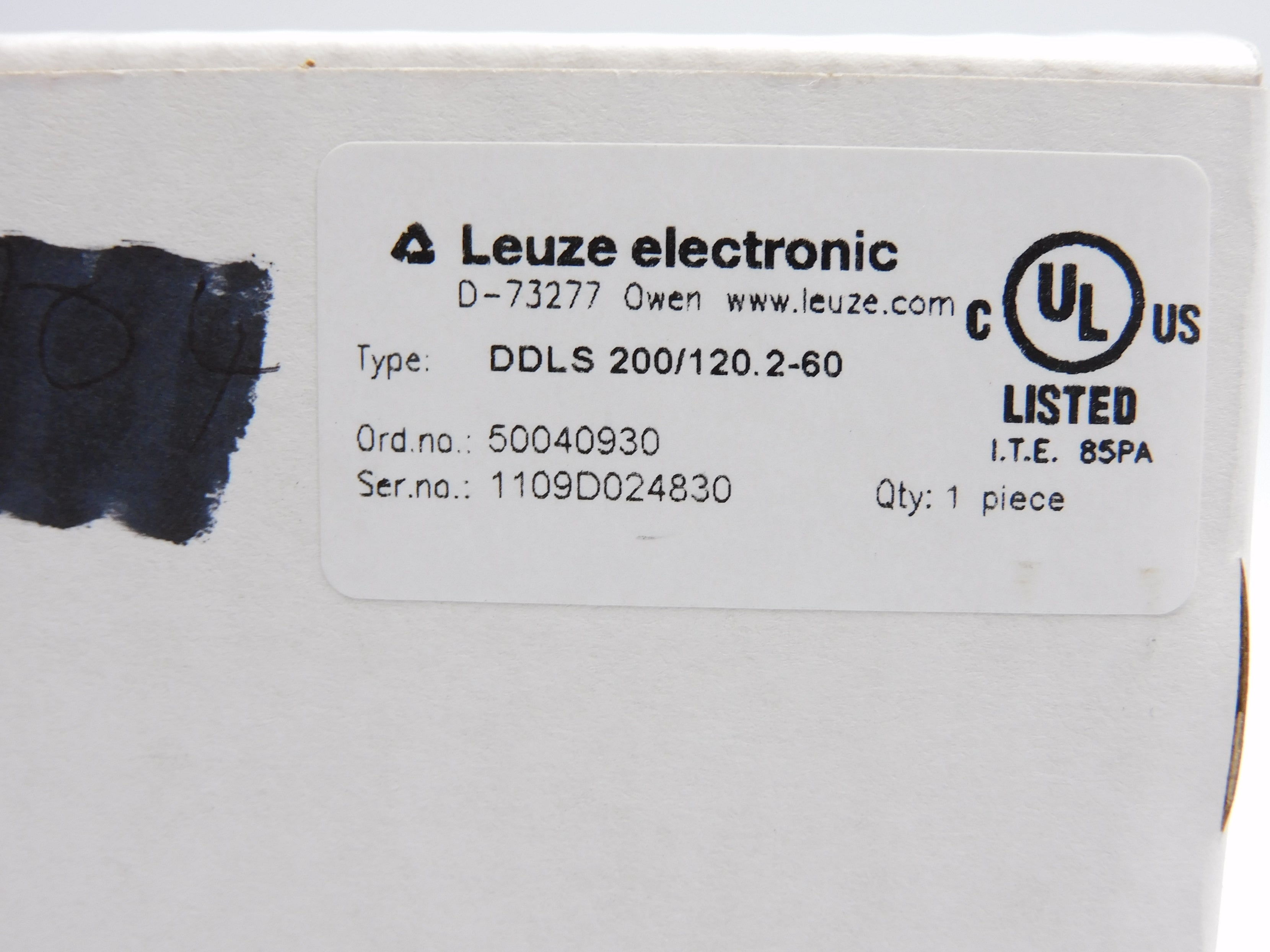 LEUZE ELECTRONIC DDLS200/120.2-60 NSMP