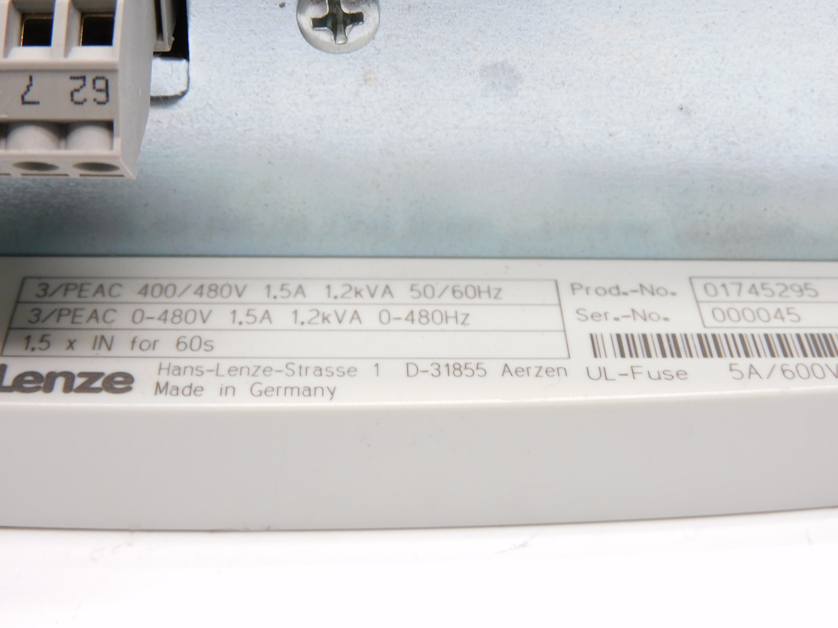 LENZE EVS9321-ES UNMP