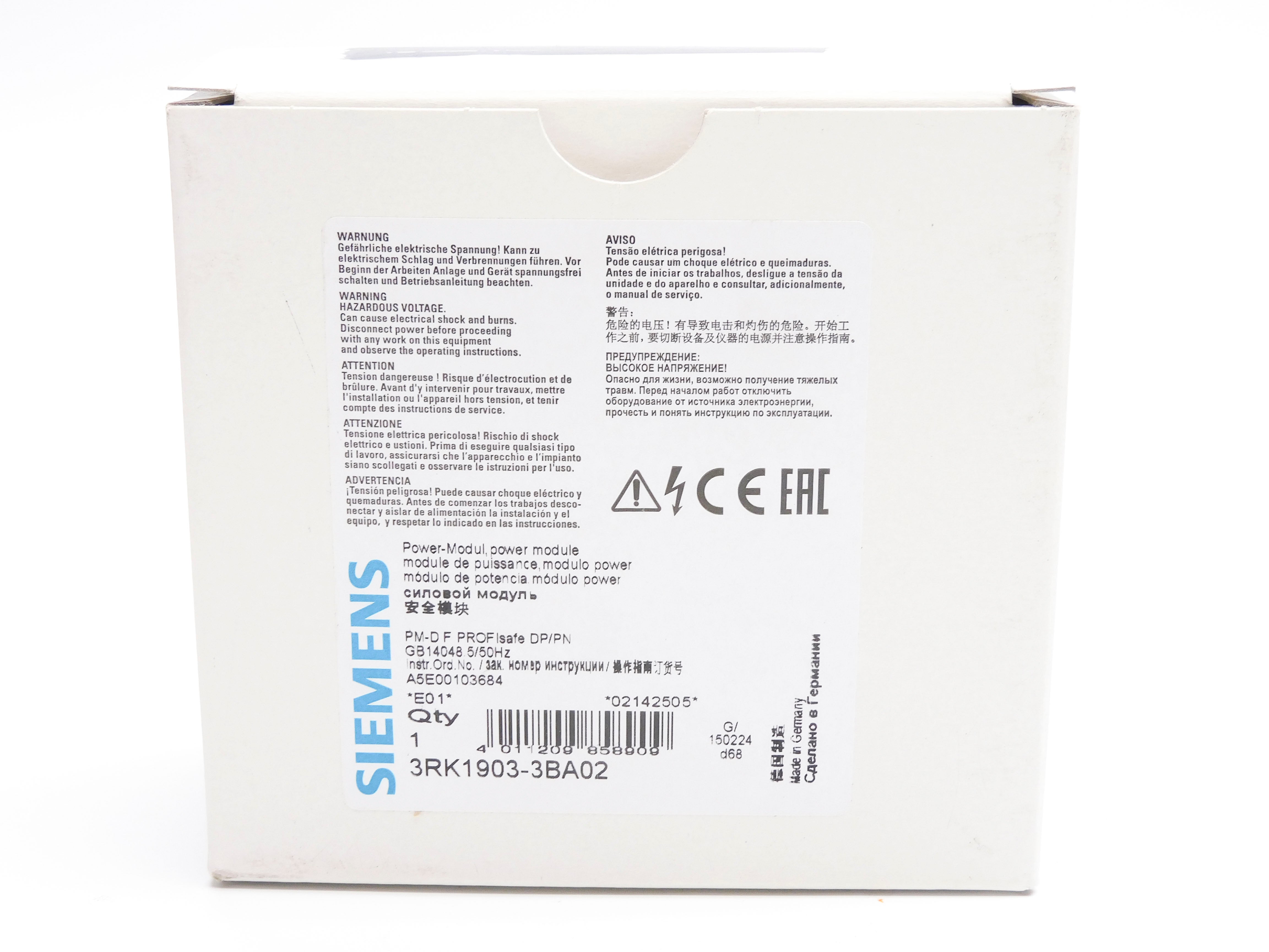 SIEMENS 3RK1903-3BA02 NSMP
