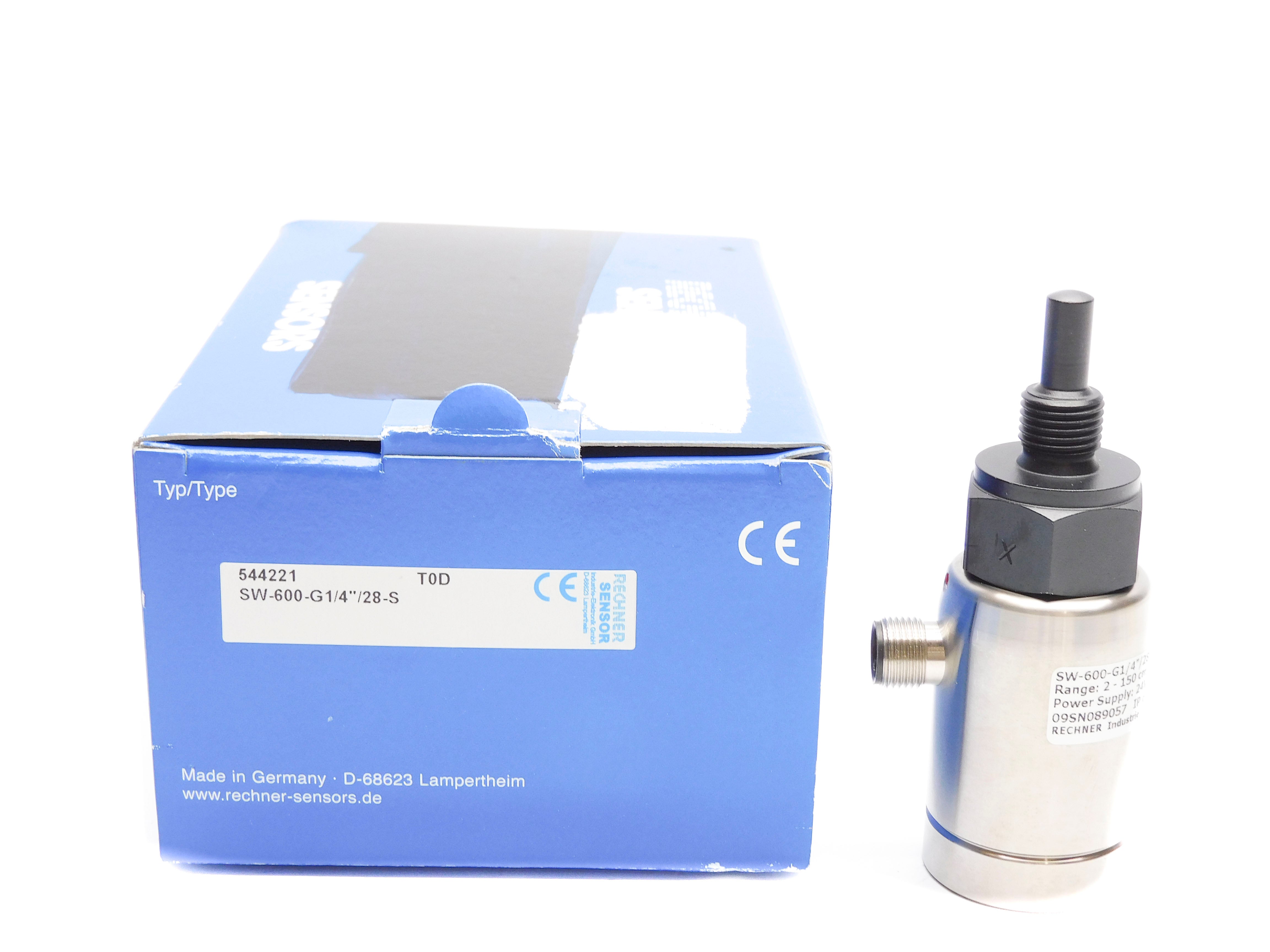 RECHNER SW-600-G-1/4"/28-S 544221 NSMP