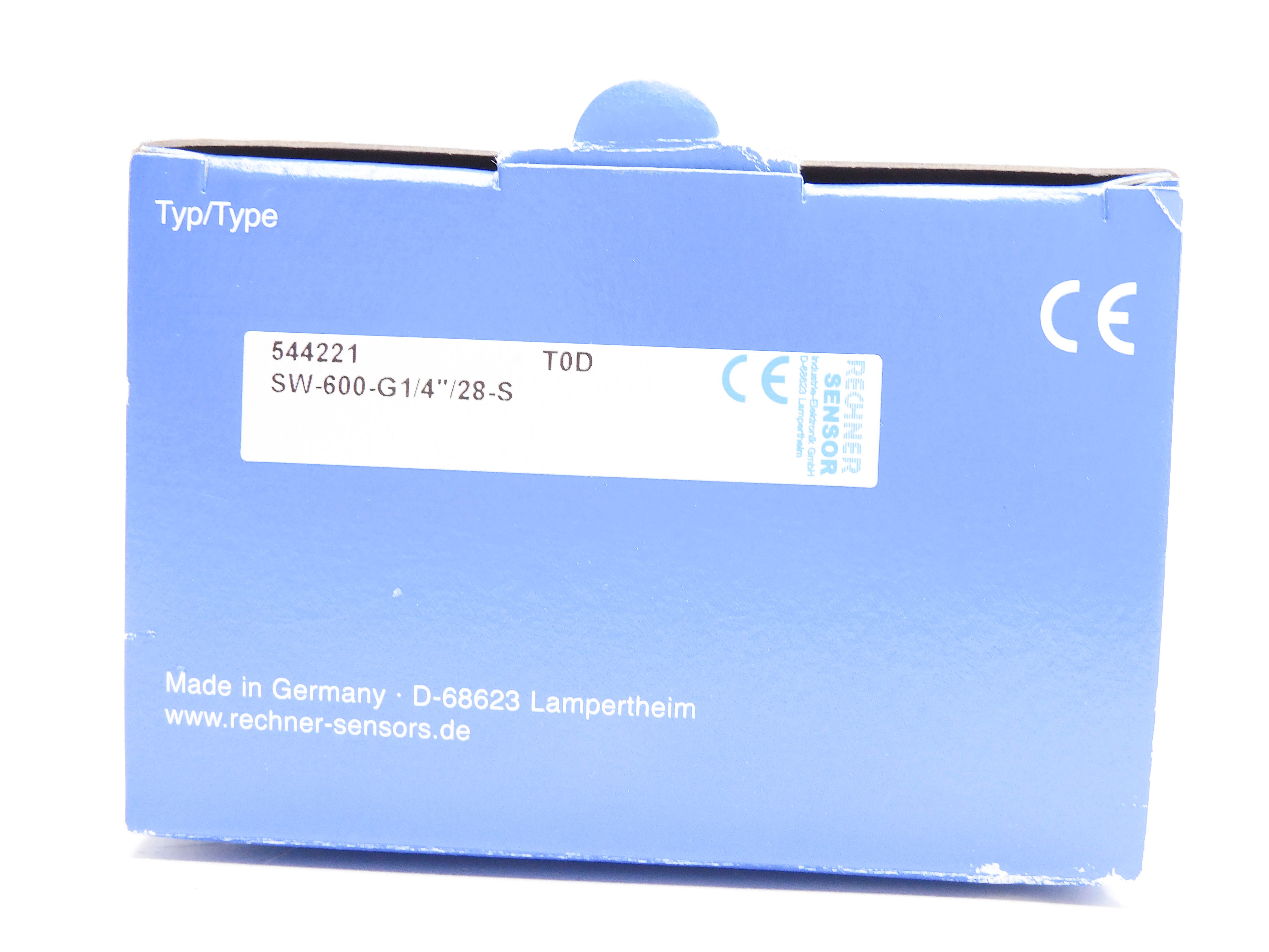 RECHNER SW-600-G-1/4"/28-S 544221 NSMP