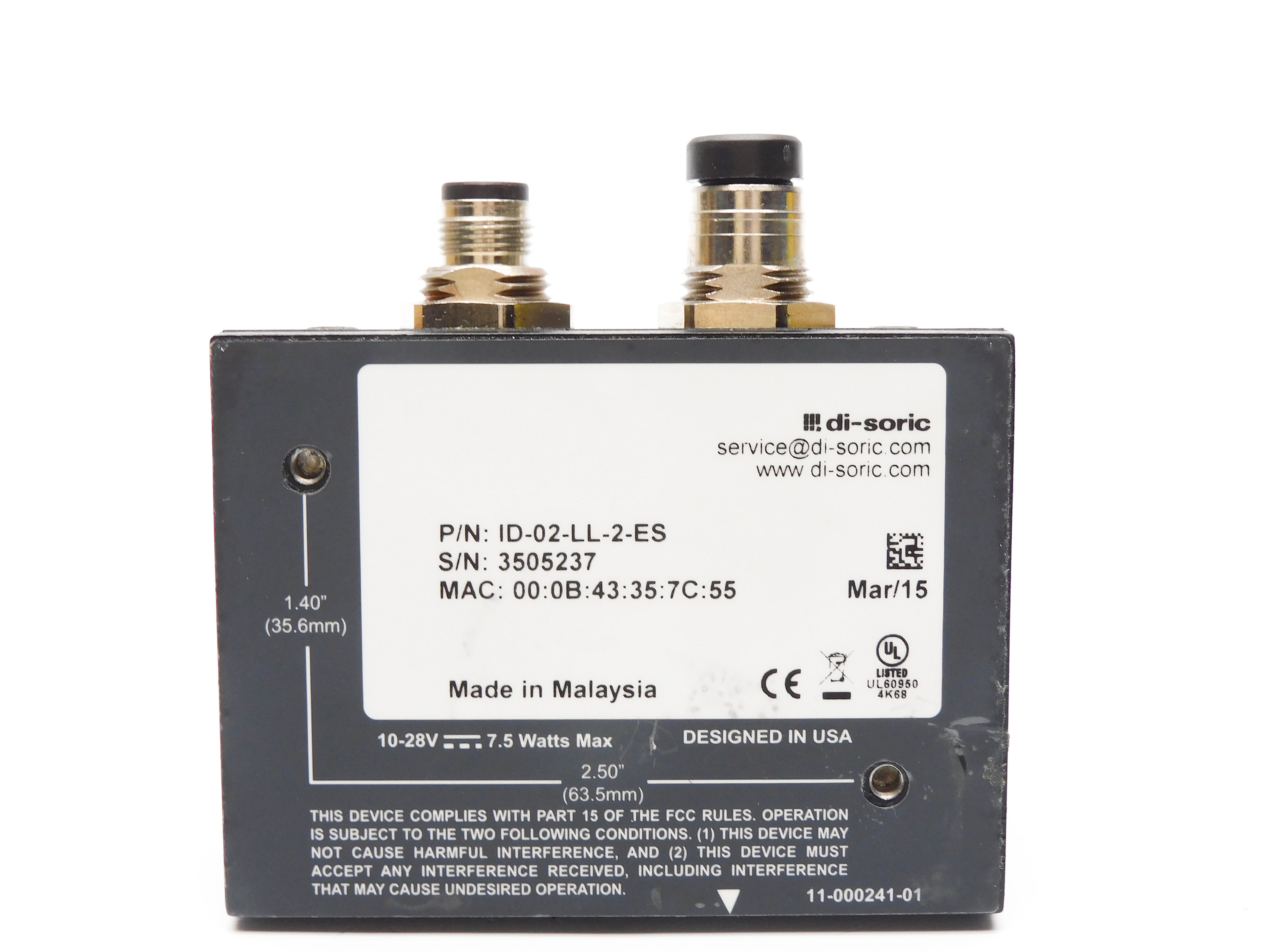 DI-SORIC ID-02-LL-2-ES NSMP