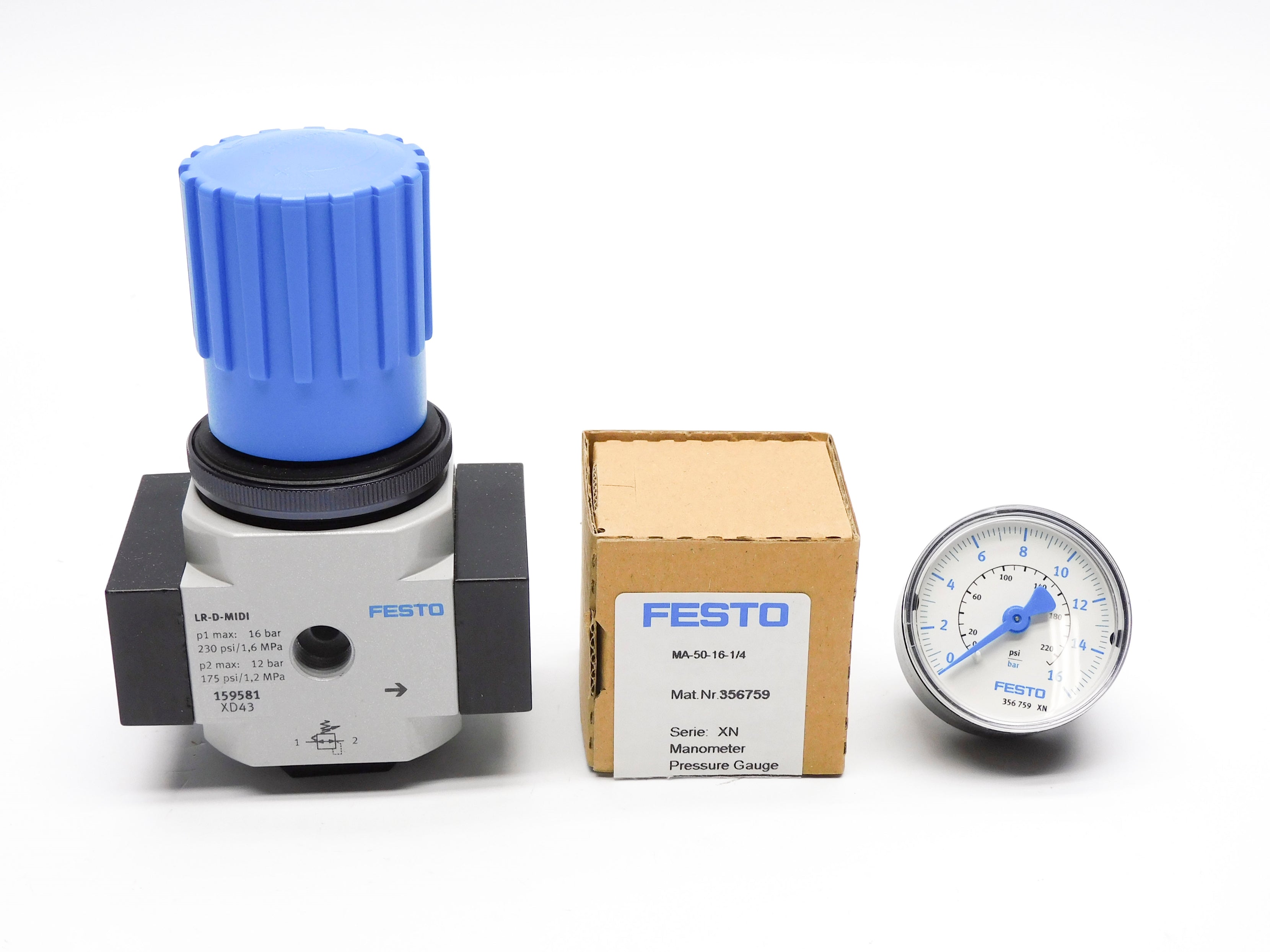 FESTO LR-1/2-D-MIDI 175/230PSI NSMP