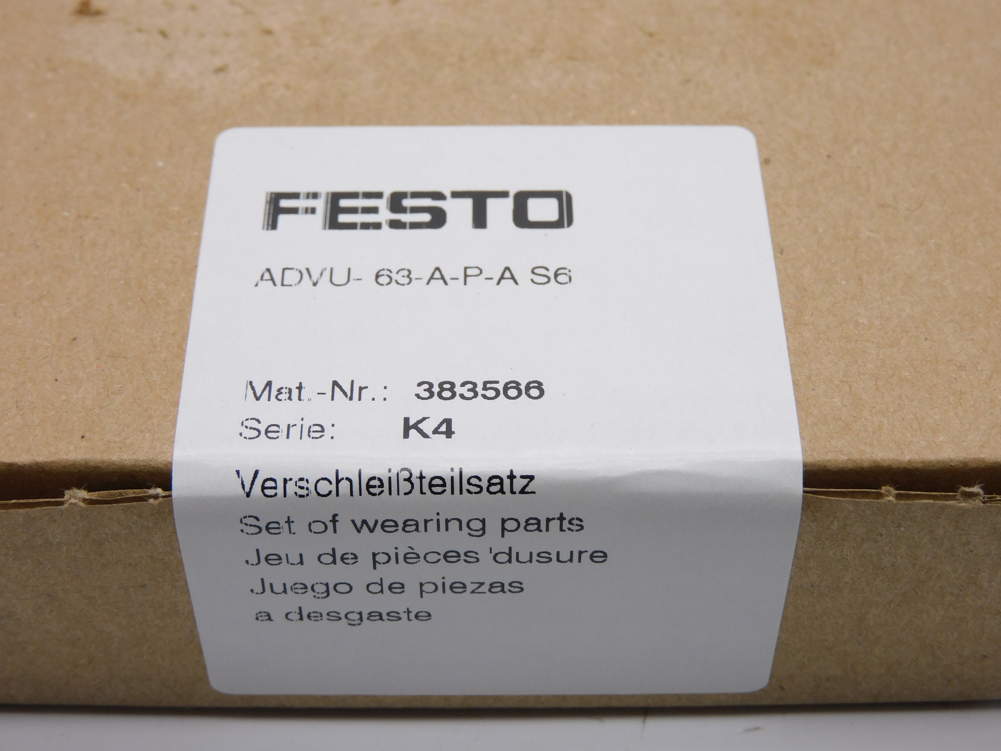 FESTO ADVU-63-A-P-AS6 NSFS