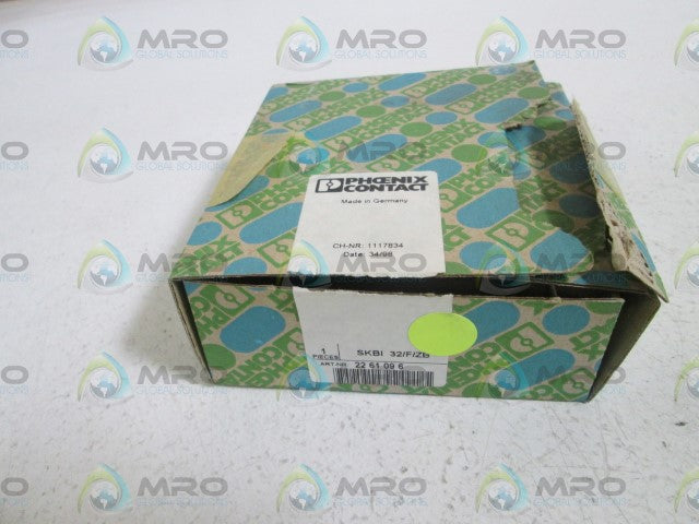 PHOENIX CONTACT CARD BLOCK PLUG IN SKBI 32/F/ZB *NEW IN BOX*