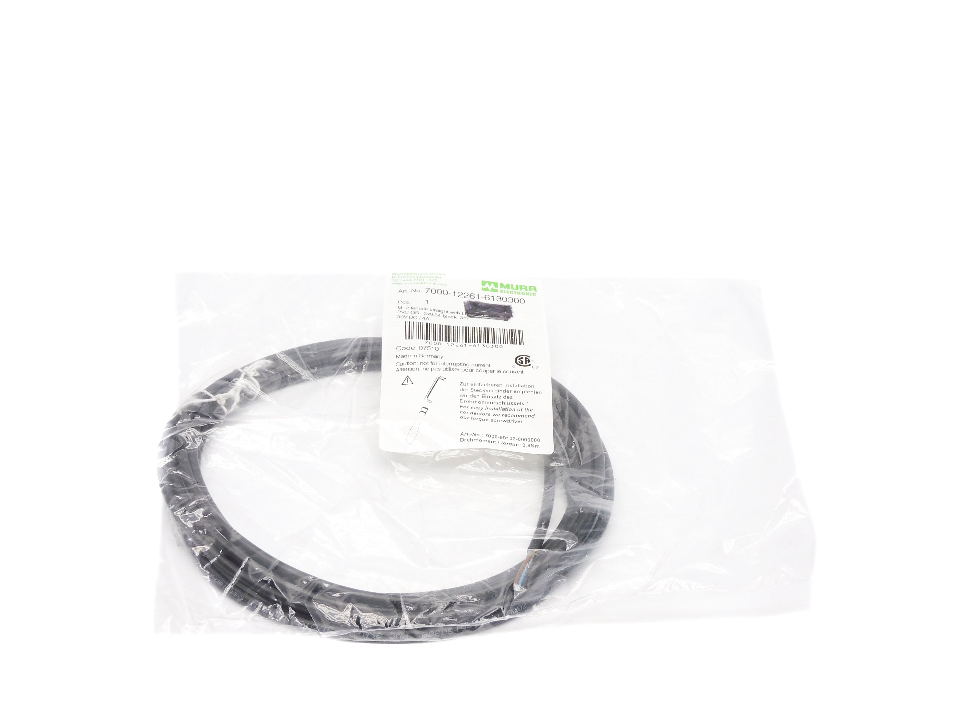 MURR ELEKTRONIK 7000-12261-6130300 NSMP