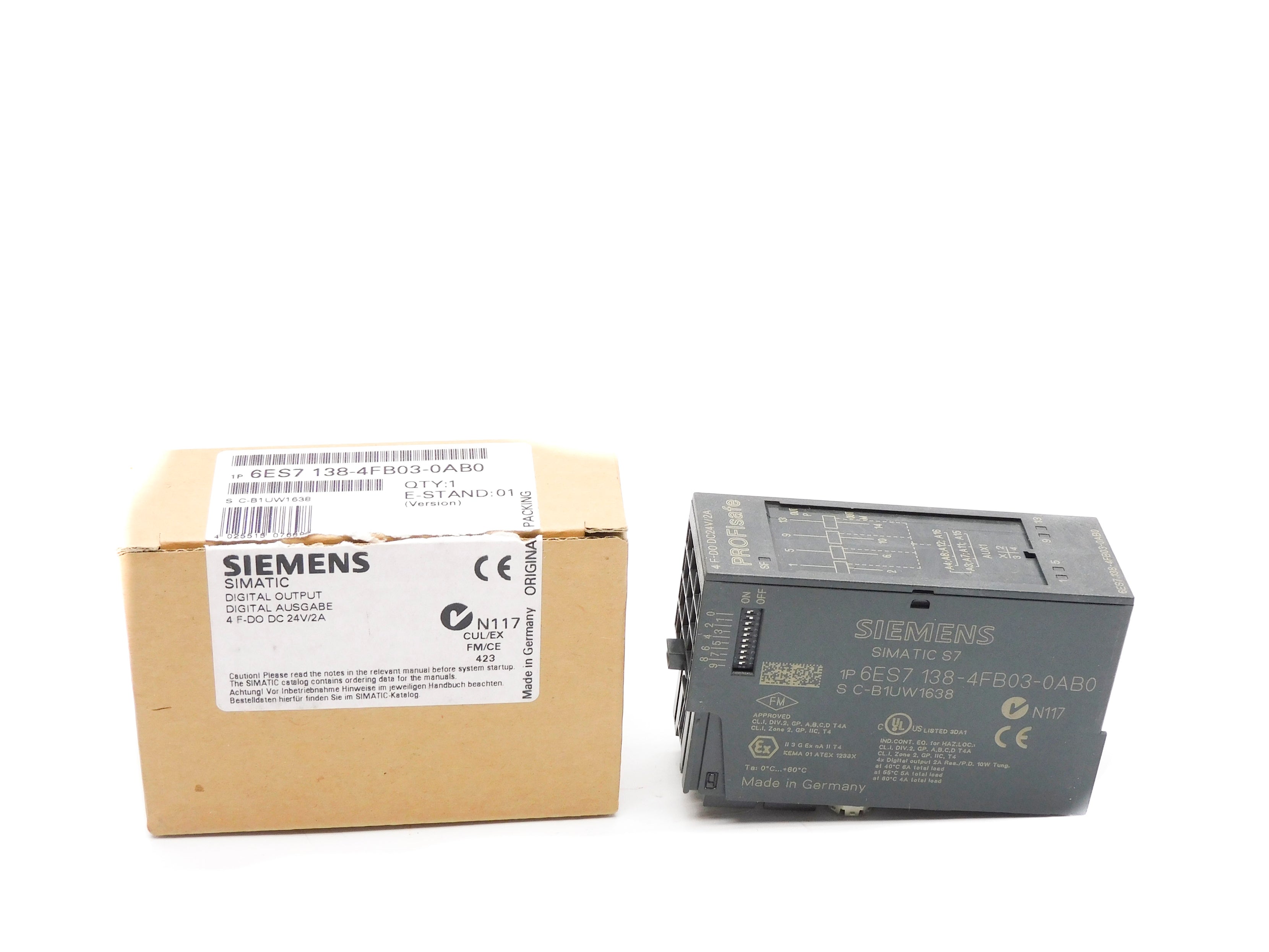 SIEMENS 6ES7138-4FB03-0AB0 NSMP