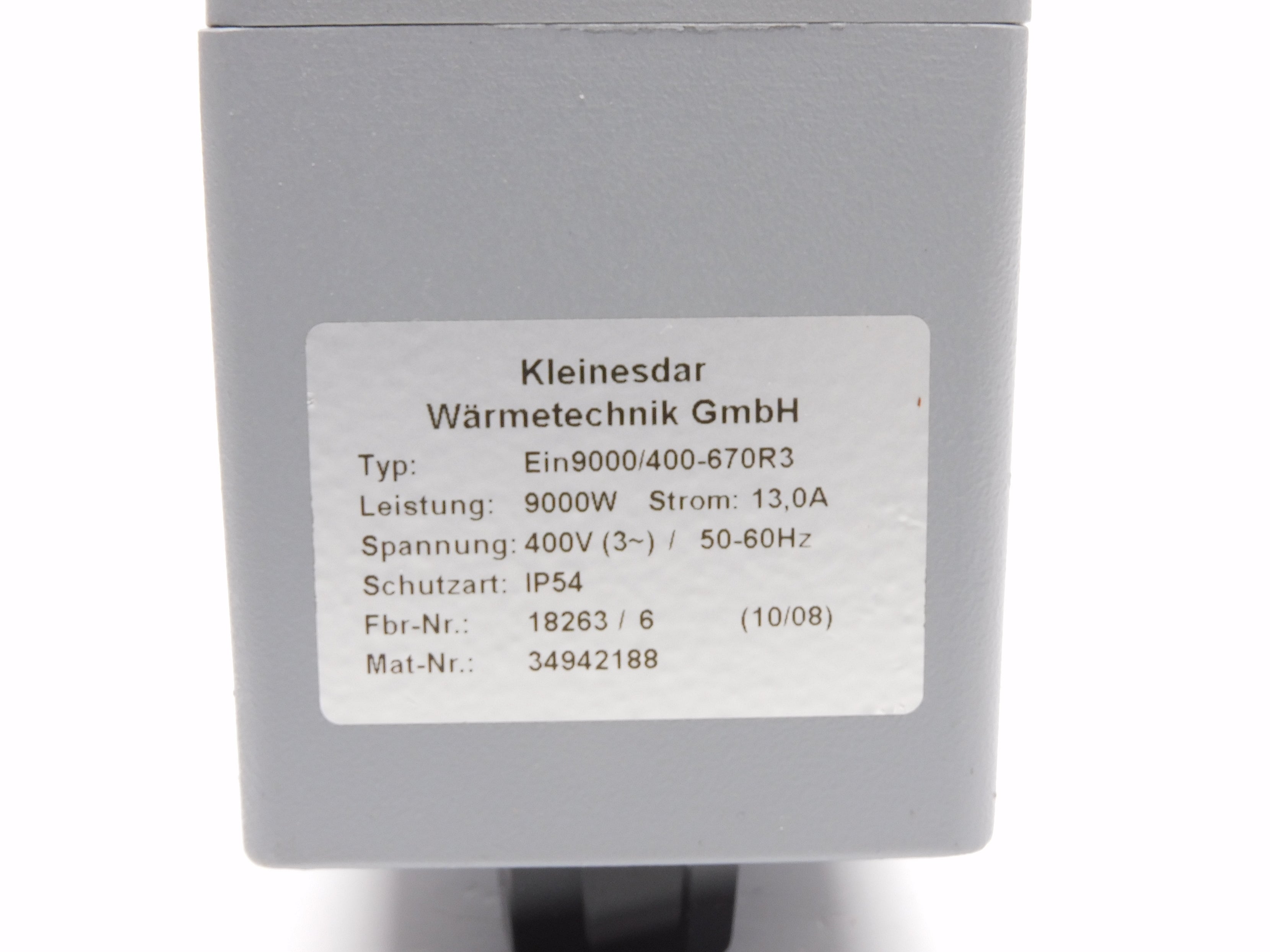 KLEINESDAR Ein9000/400-670R3 NSNP