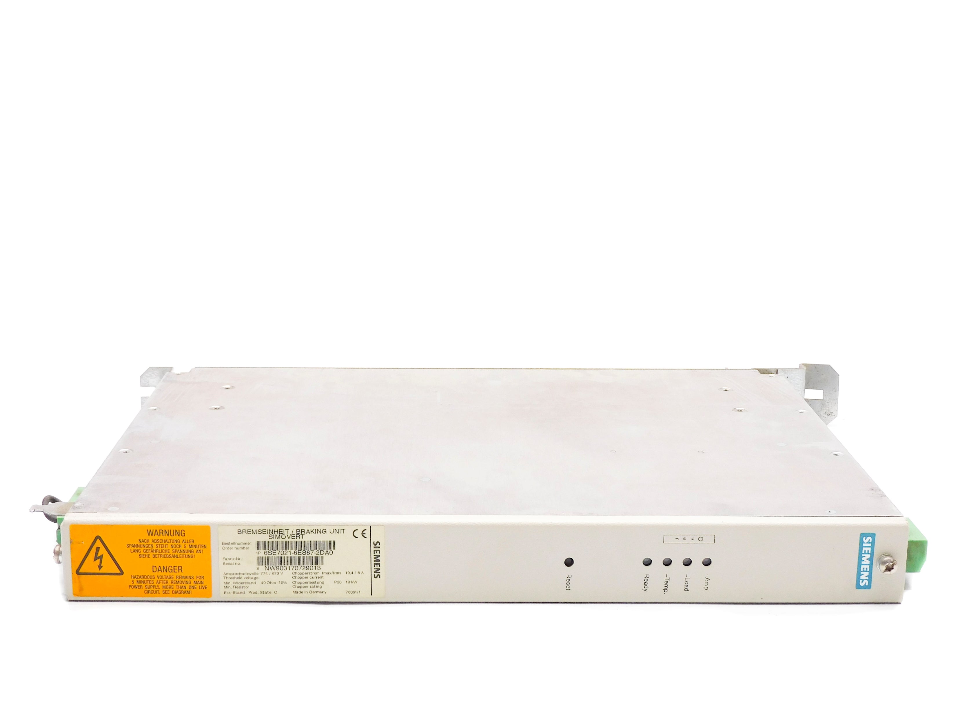 SIEMENS 6SE7021-6ES87-2DA0 UNMP